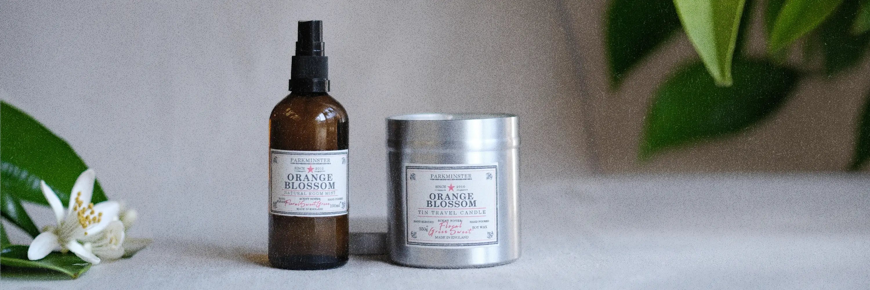 Orange Blossom Apothecary Room Mist by Parkminster made with natural plant-based ingredients for a fresh, uplifting home fragrance