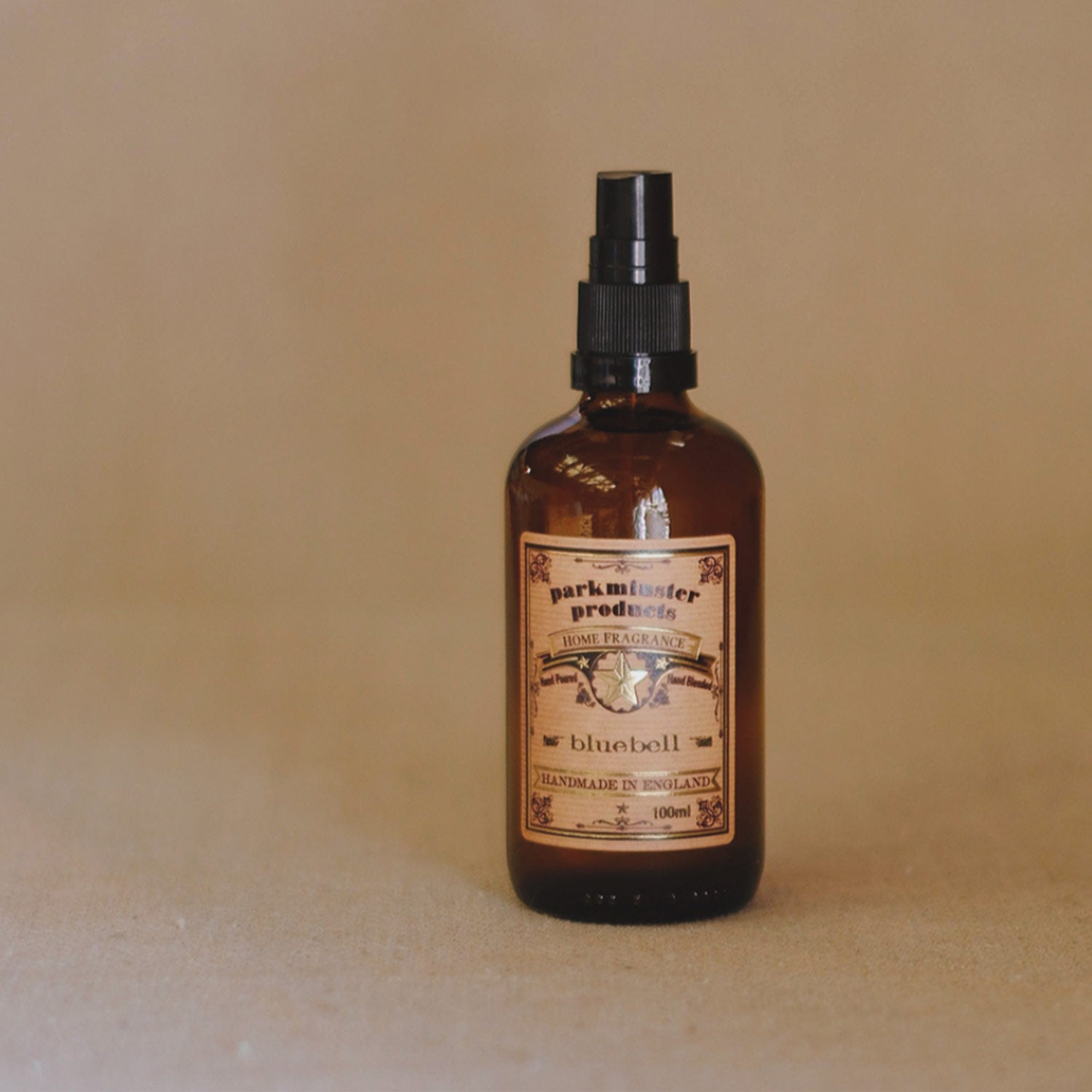 Parkminster’s Bluebell Room Mist—a botanical, plant-based room spray with fresh bluebell, greenery, and citrus for a natural, spring-inspired scent.