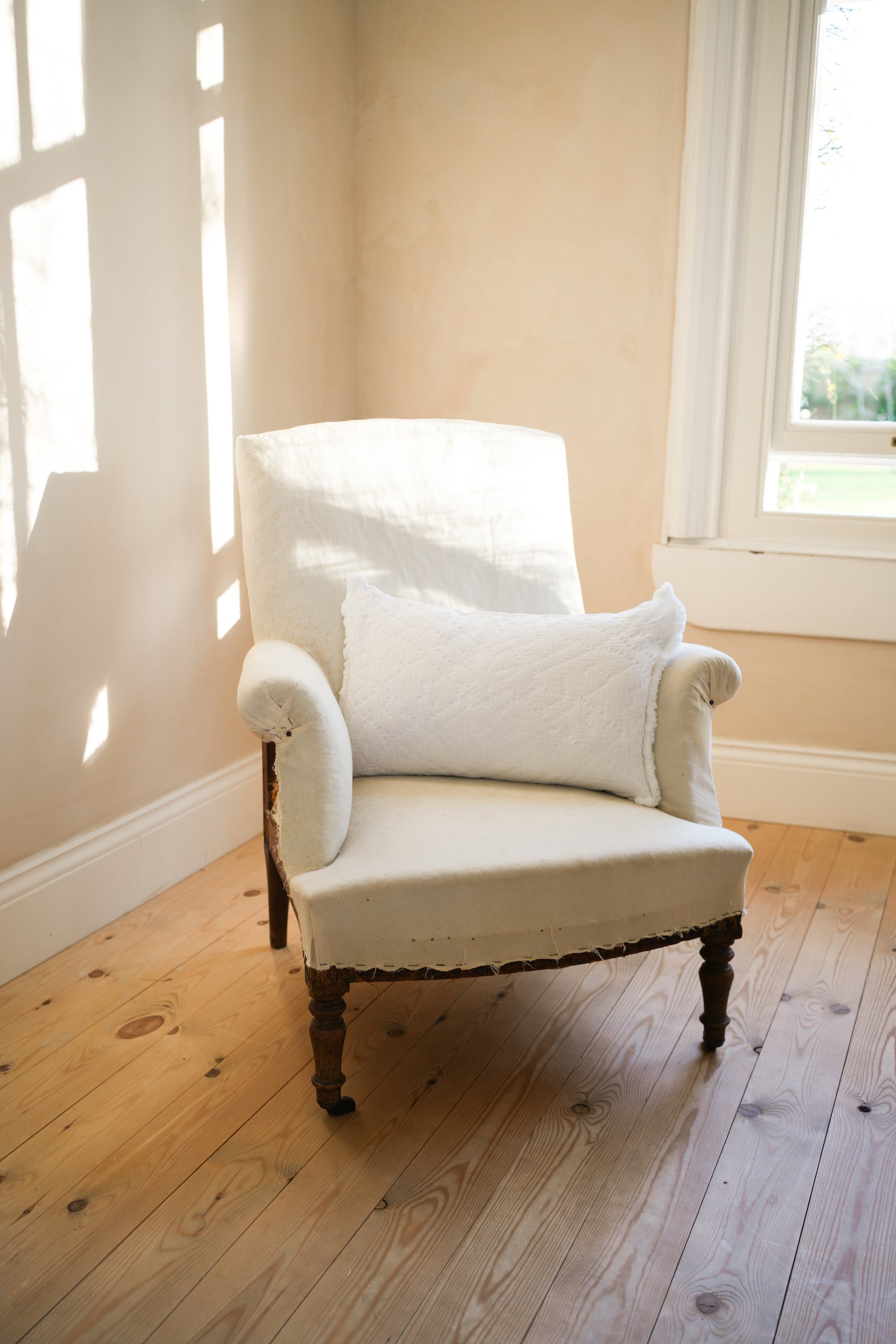 The Chantilly Cushion 30x50cm White curated home decor piece by Parkminster Living