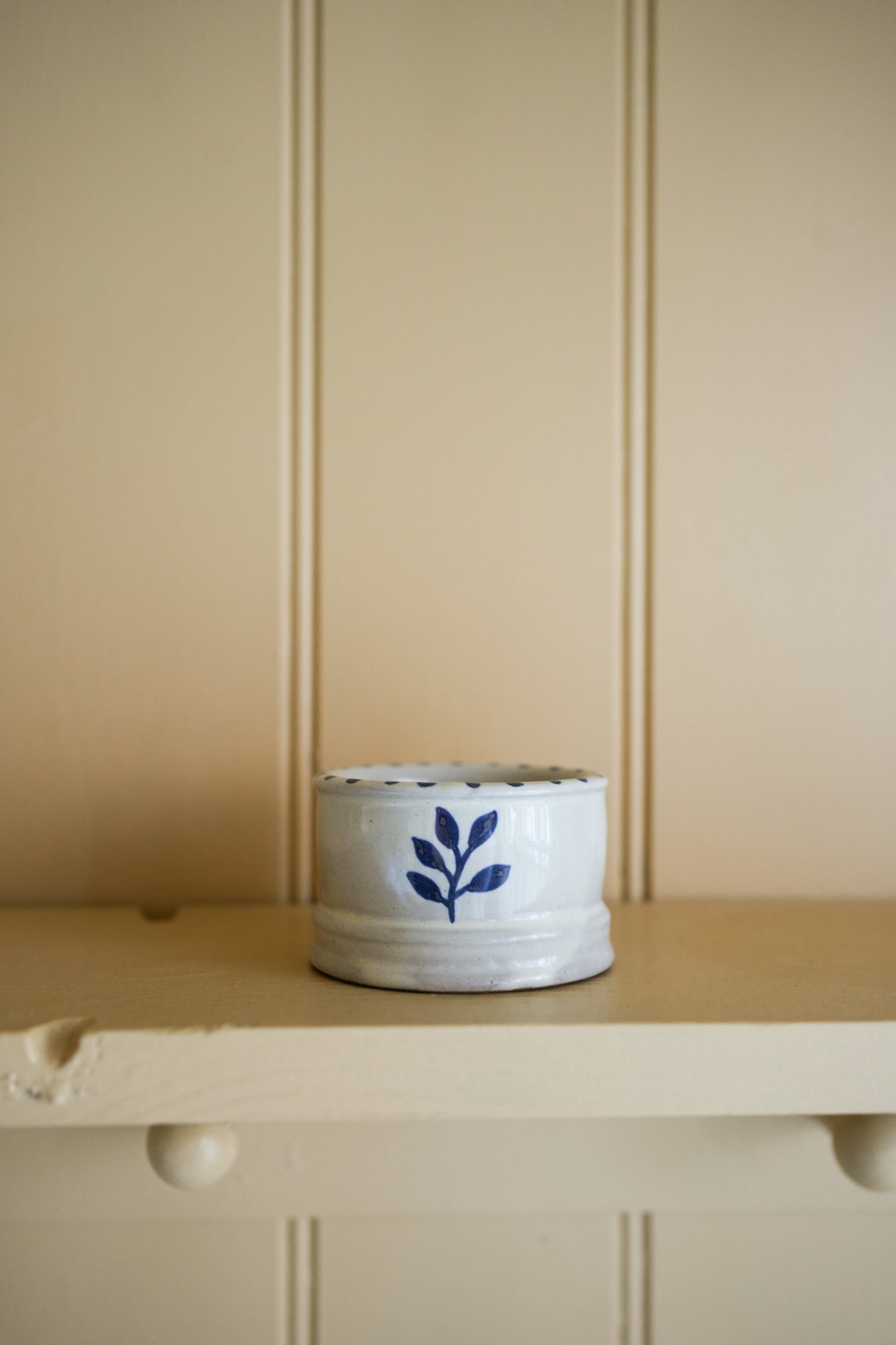 Hand Painted Botanic Tea Light/Dip Bowl - Ink curated home decor piece by Parkminster Living