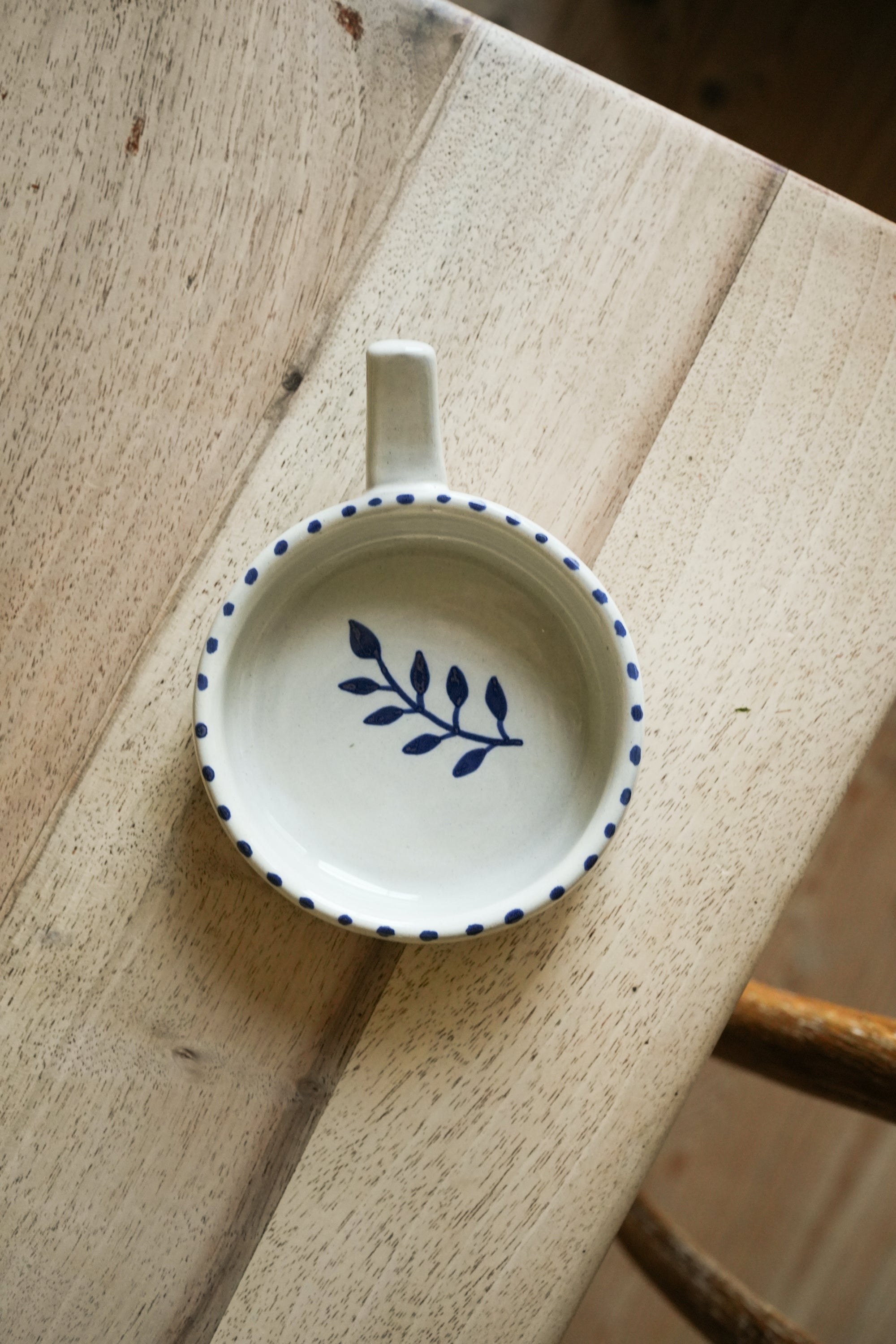 Hand Painted Botanic Olive Dish - Ink curated home decor piece by Parkminster Living