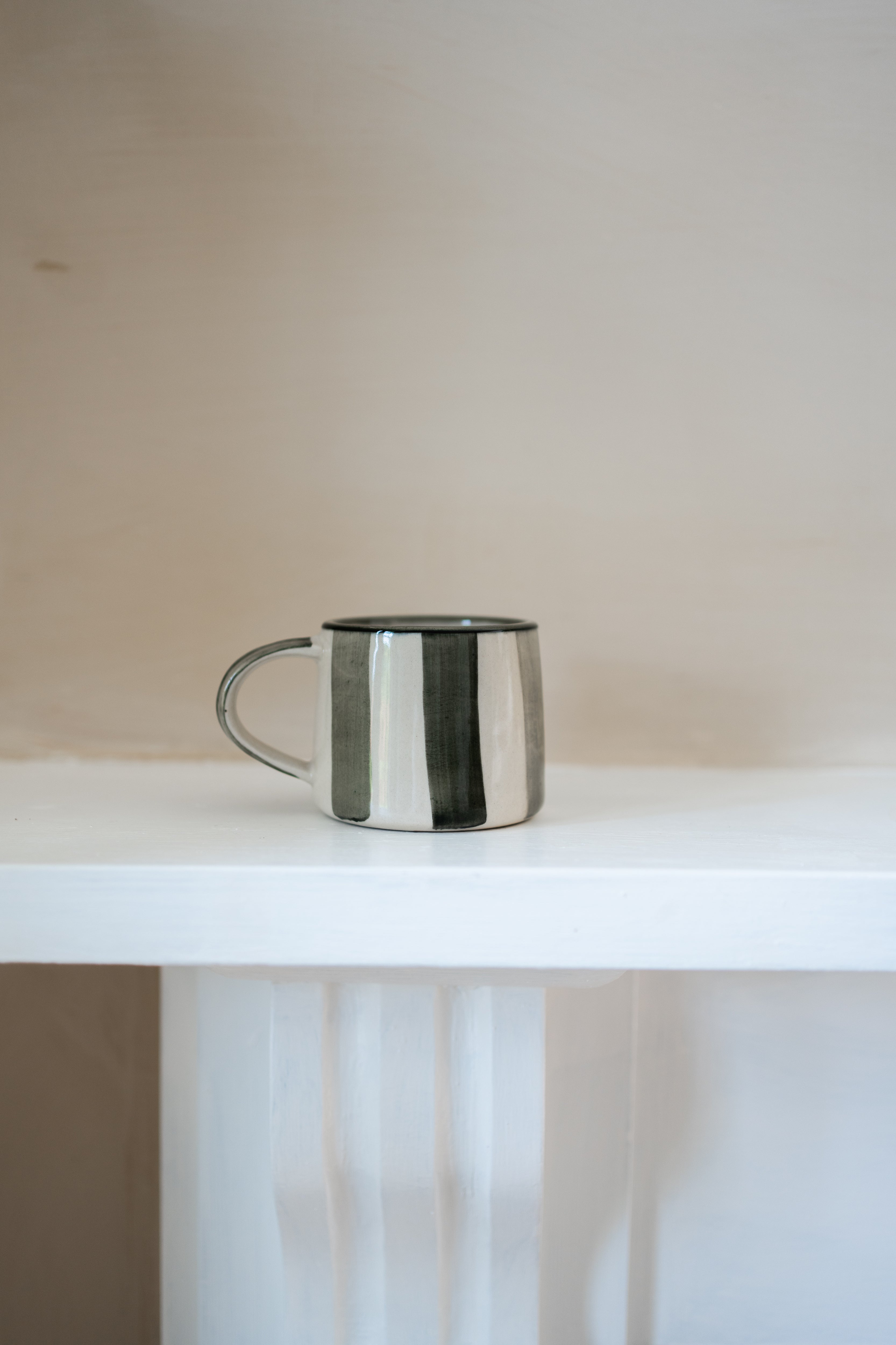 Enamel Candlestick Small - Slate home decor piece curated by Parkminster Living
