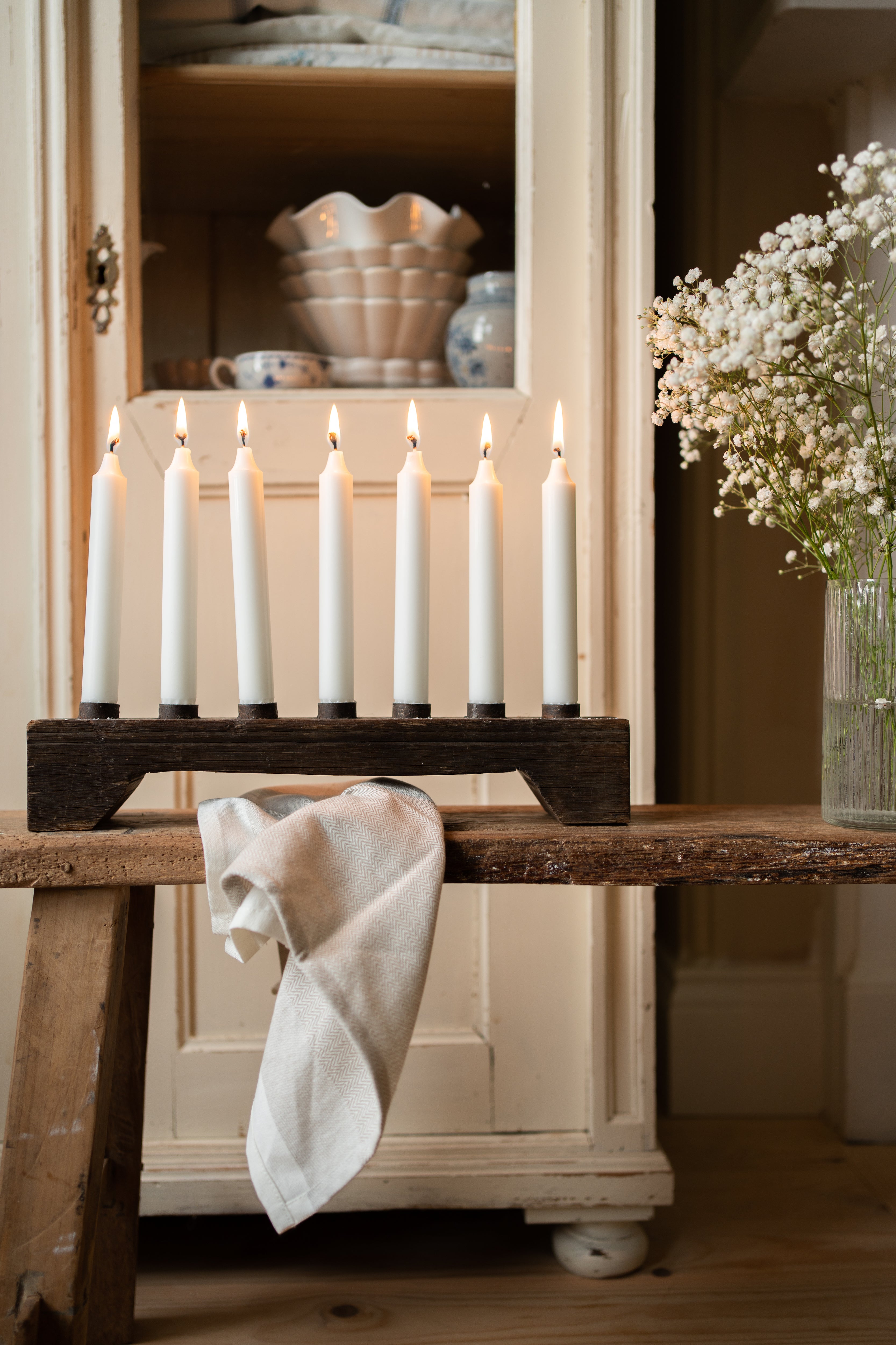 Scallop Blockprint Cushion - Denim home decor piece curated by Parkminster Living