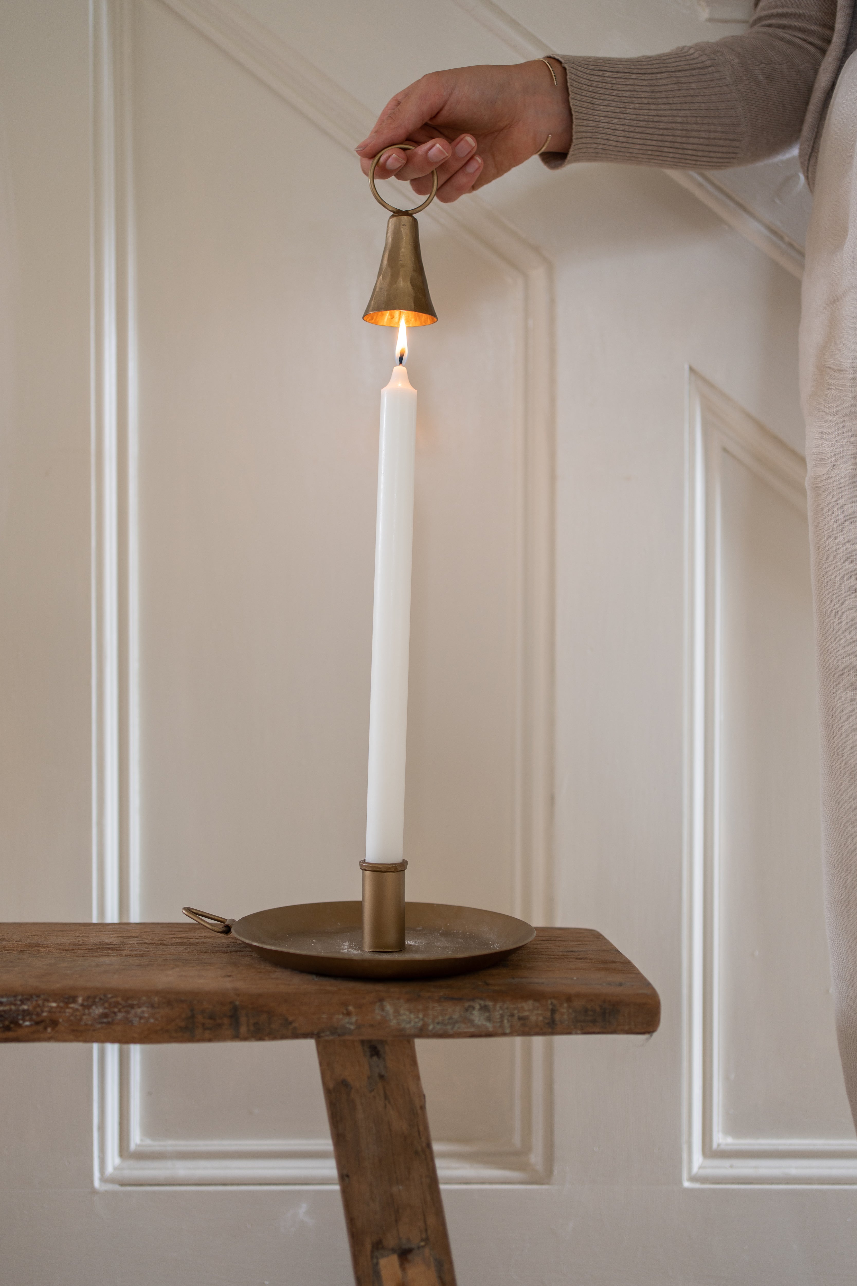 Indian Cotton Velvet Cushion - Fjord Blue home decor piece curated by Parkminster Living