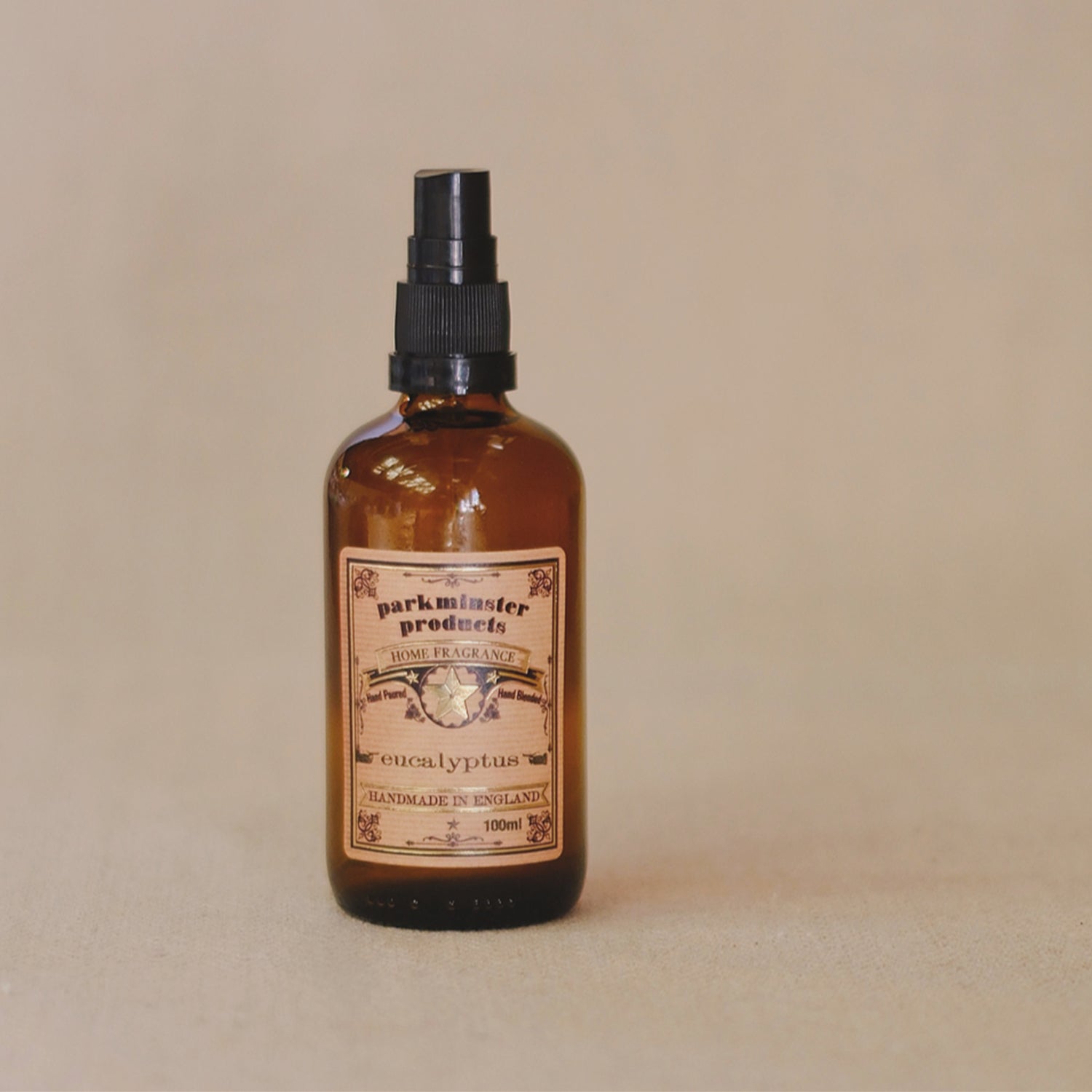 Parkminster Eucalyptus Room Mist – a natural, plant-based room spray with crisp eucalyptus and mint for a fresh, invigorating home fragrance.