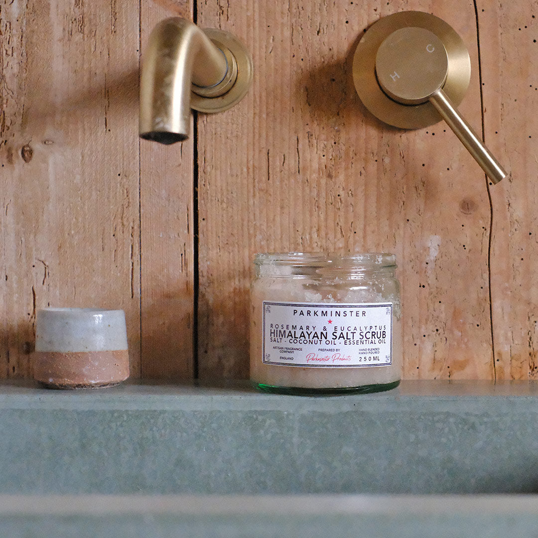 Himalayan Body Salt Scrub Jar- 250ml - Star Collection - Beautifully Scented Candles, Reed Diffusers for your home or office - Parkminster Products - Beautifully Scented Candles & Reed Diffusers for the Home