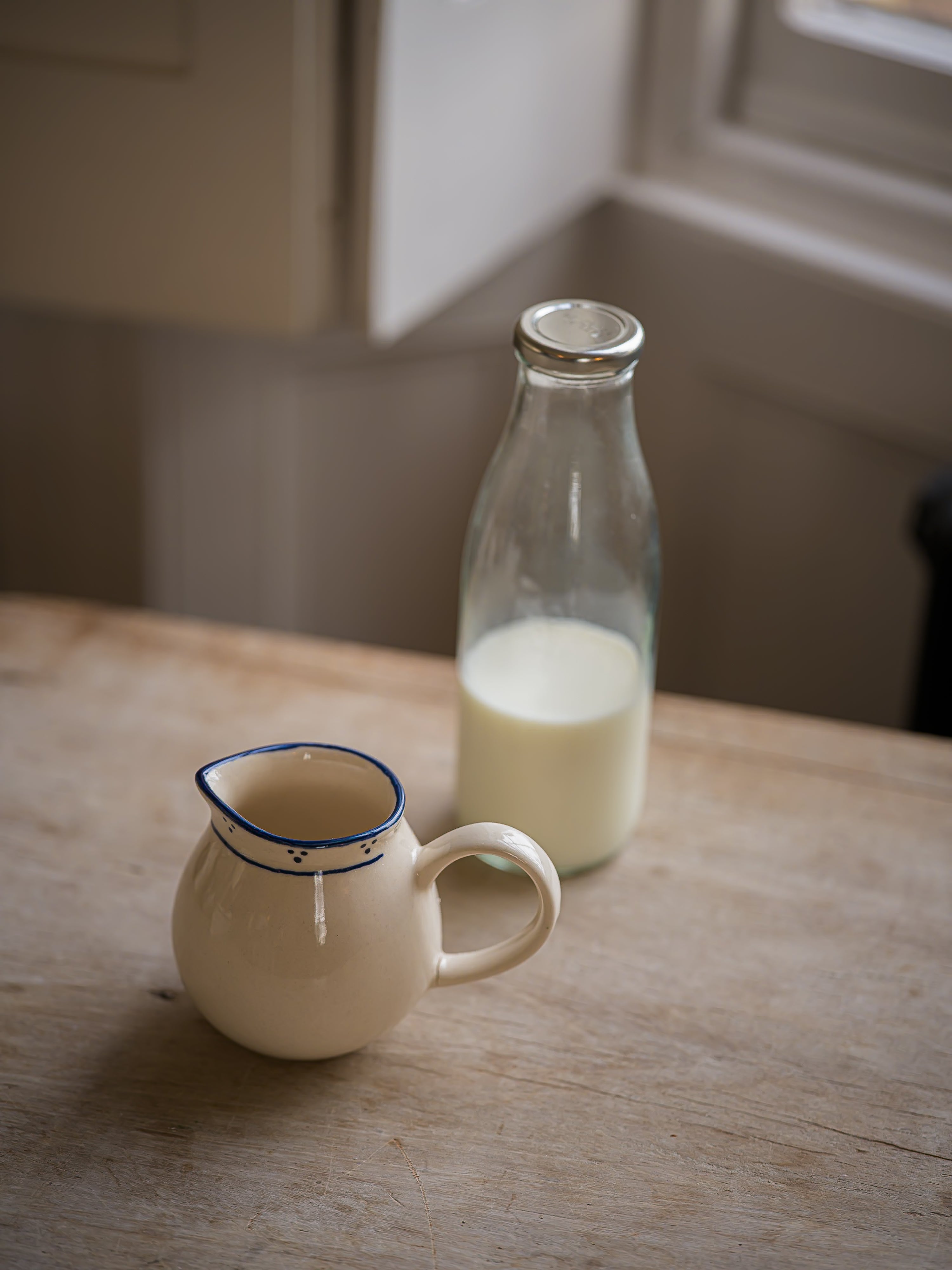 The Breakfast Collection Milk Jug - Blue curated home decor piece by Parkminster Living