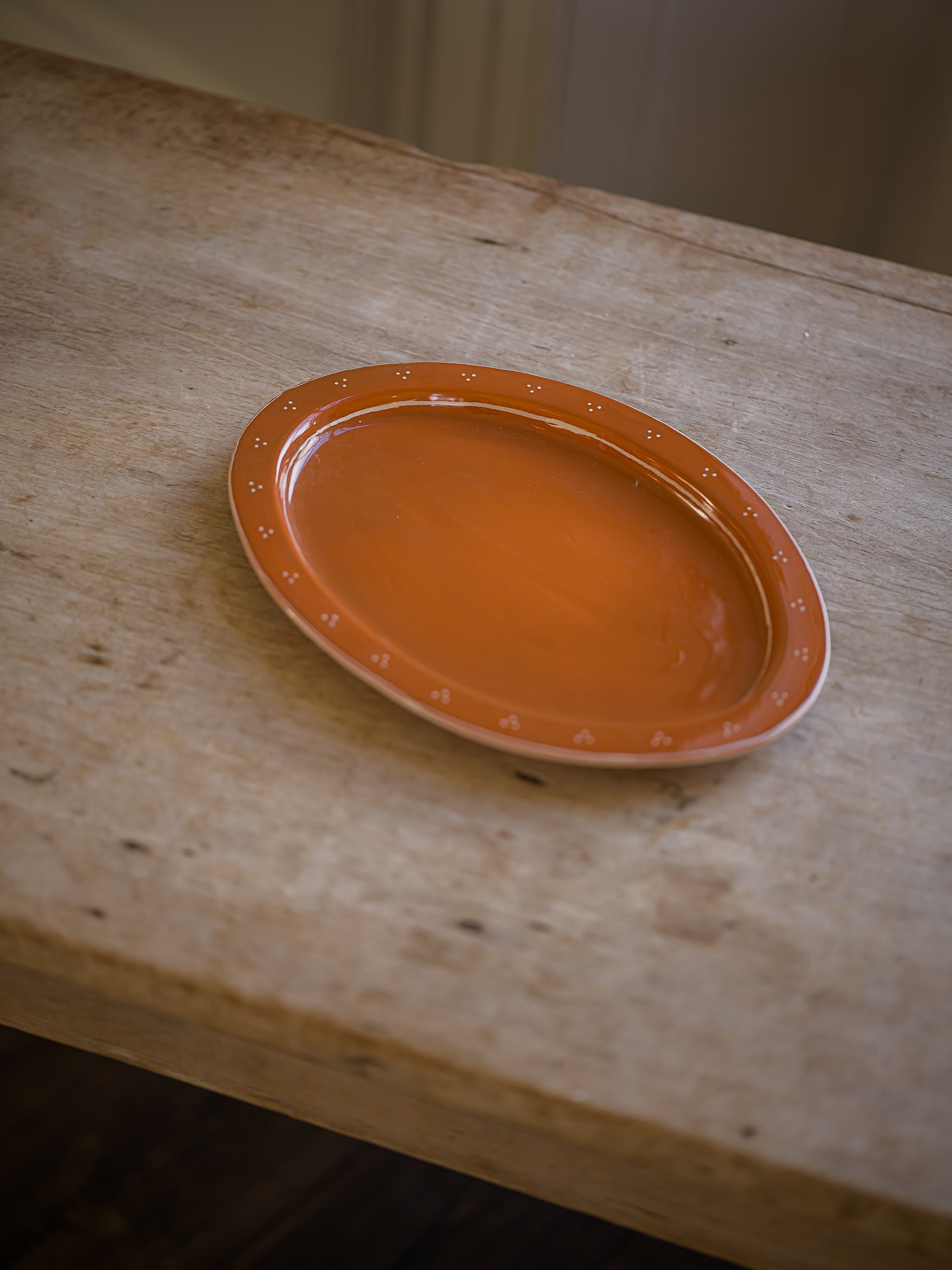 The Breakfast Collection Large Oval Platter - Terracotta curated home decor piece by Parkminster Living
