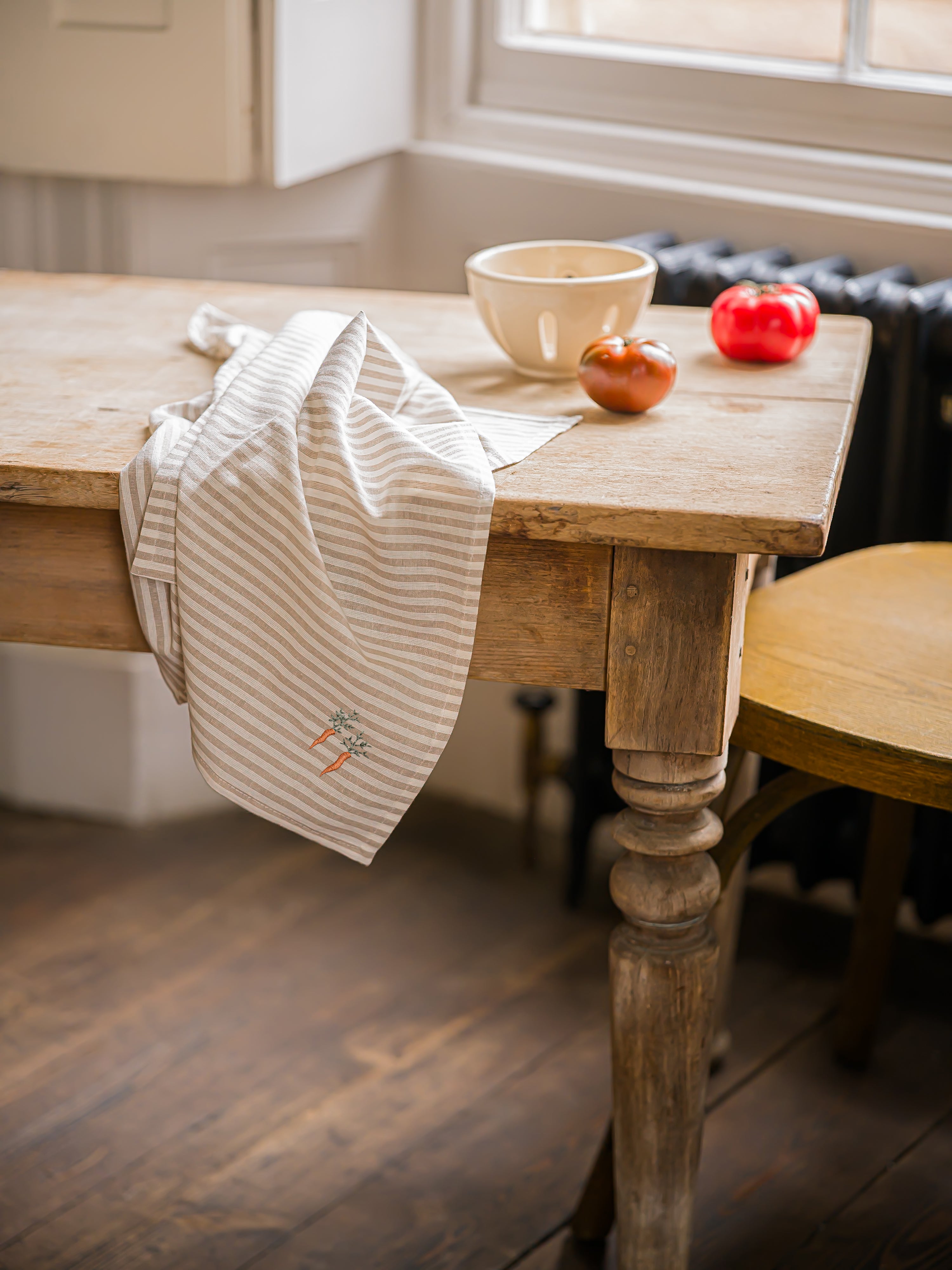 The Kitchen Garden Carrot Tea Towel curated home decor piece by Parkminster Living