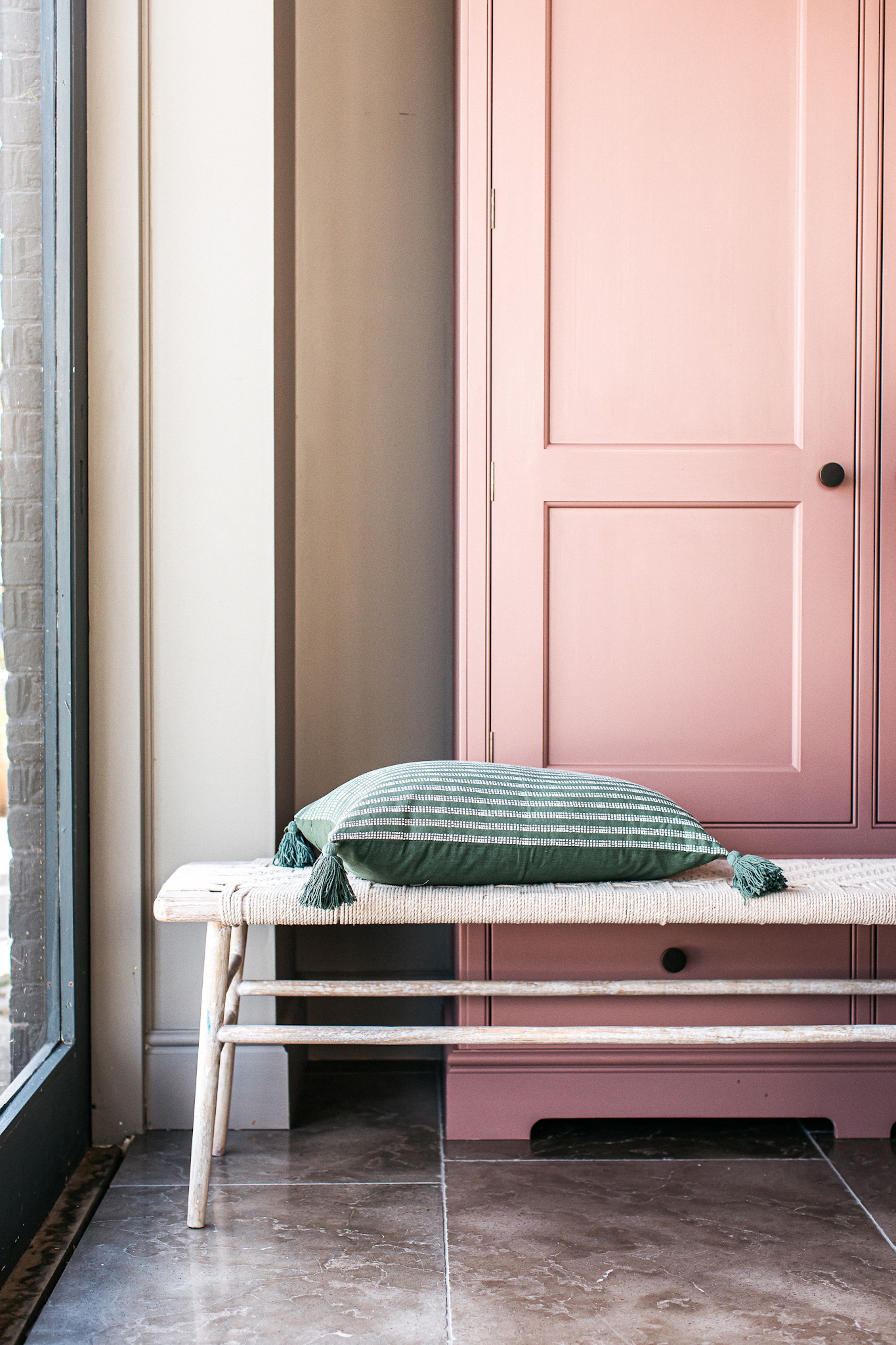 Hand Painted Botanic Soap Dish - Taupe home decor piece curated by Parkminster Living