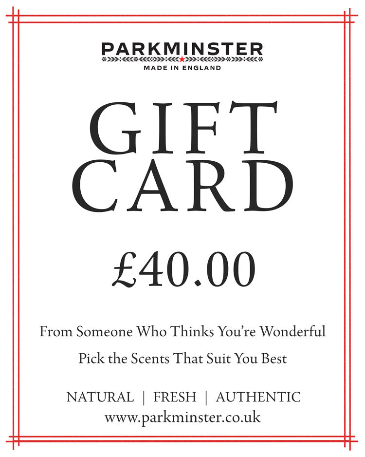 Give the gift of natural fragrance – Parkminster £40 candle gift card.
