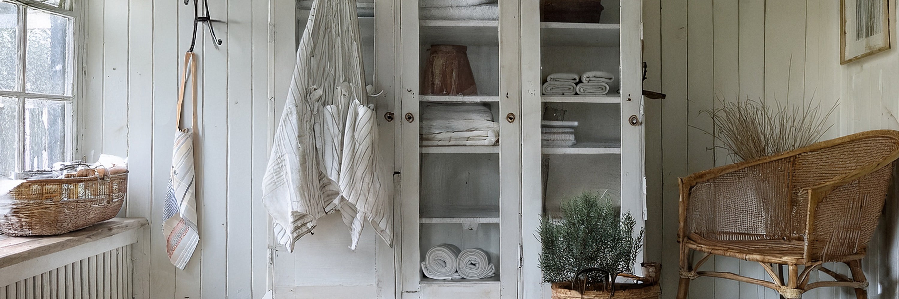 Natural, high-quality linens from the Parkminster Living collection, offering a refined and elegant touch to your bathroom and bedroom spaces.