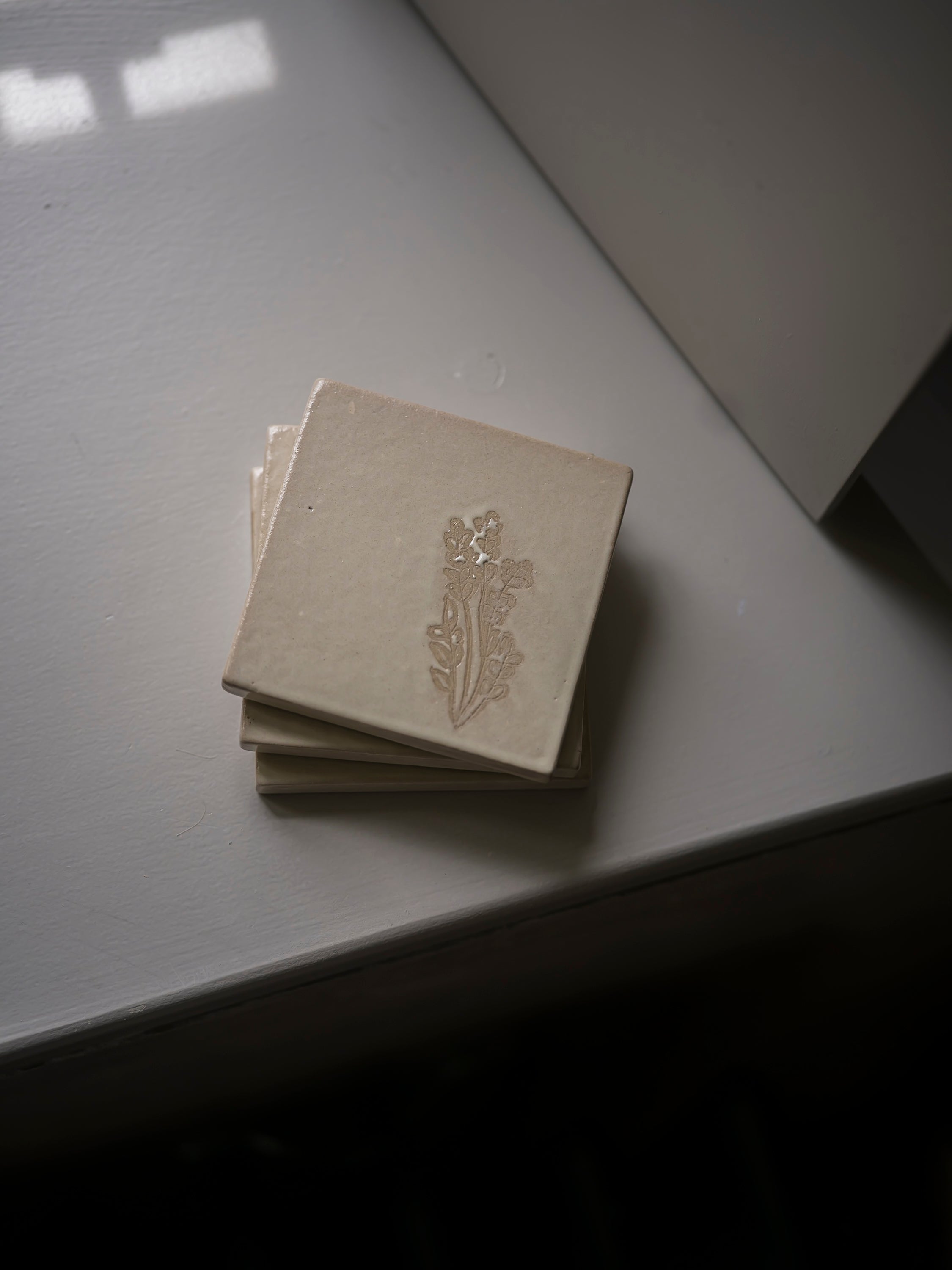 Studio Pottery Coaster - Lavender curated home decor piece by Parkminster Living