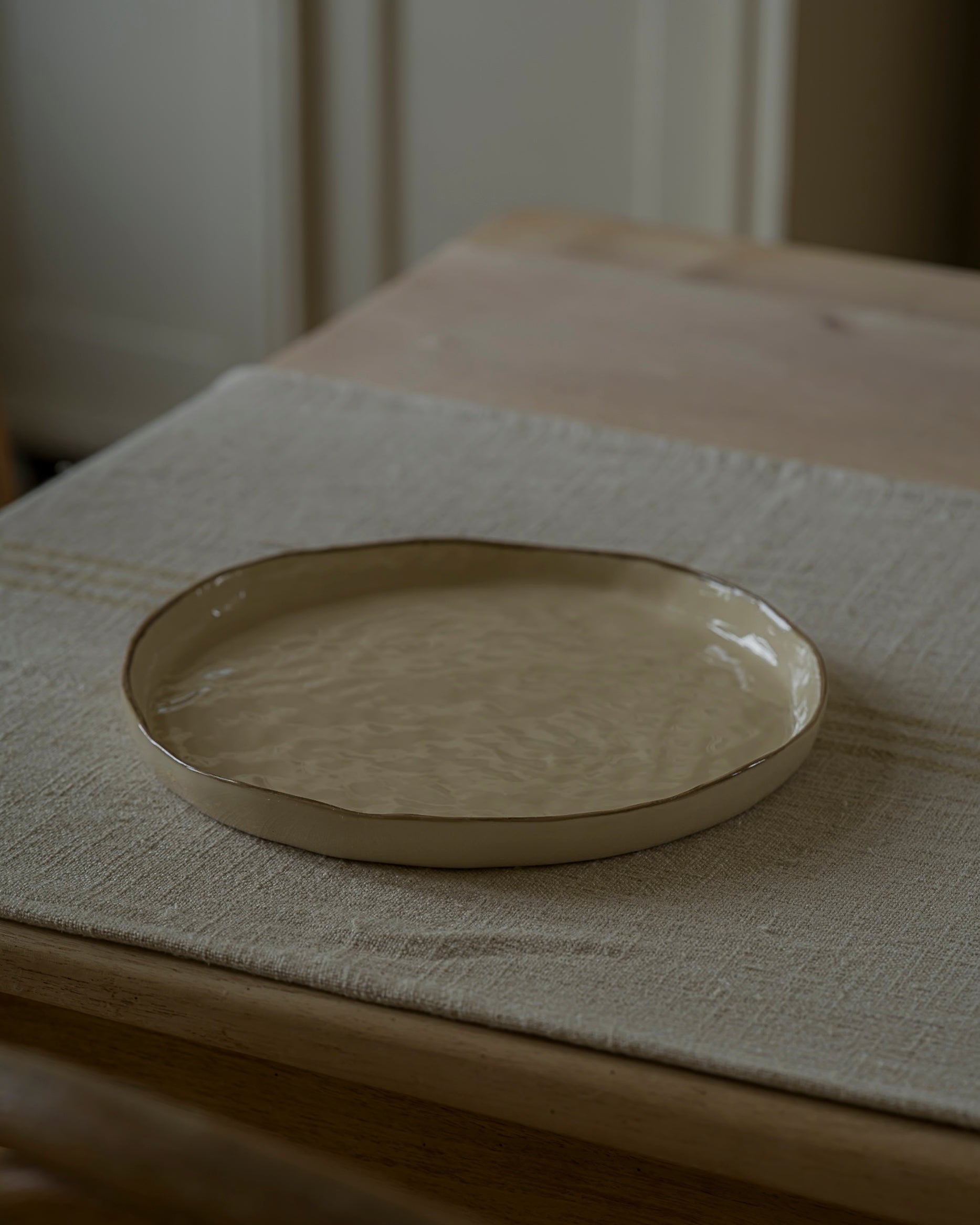 The Porto Dinner Plate - Taupe curated home decor piece by Parkminster Living