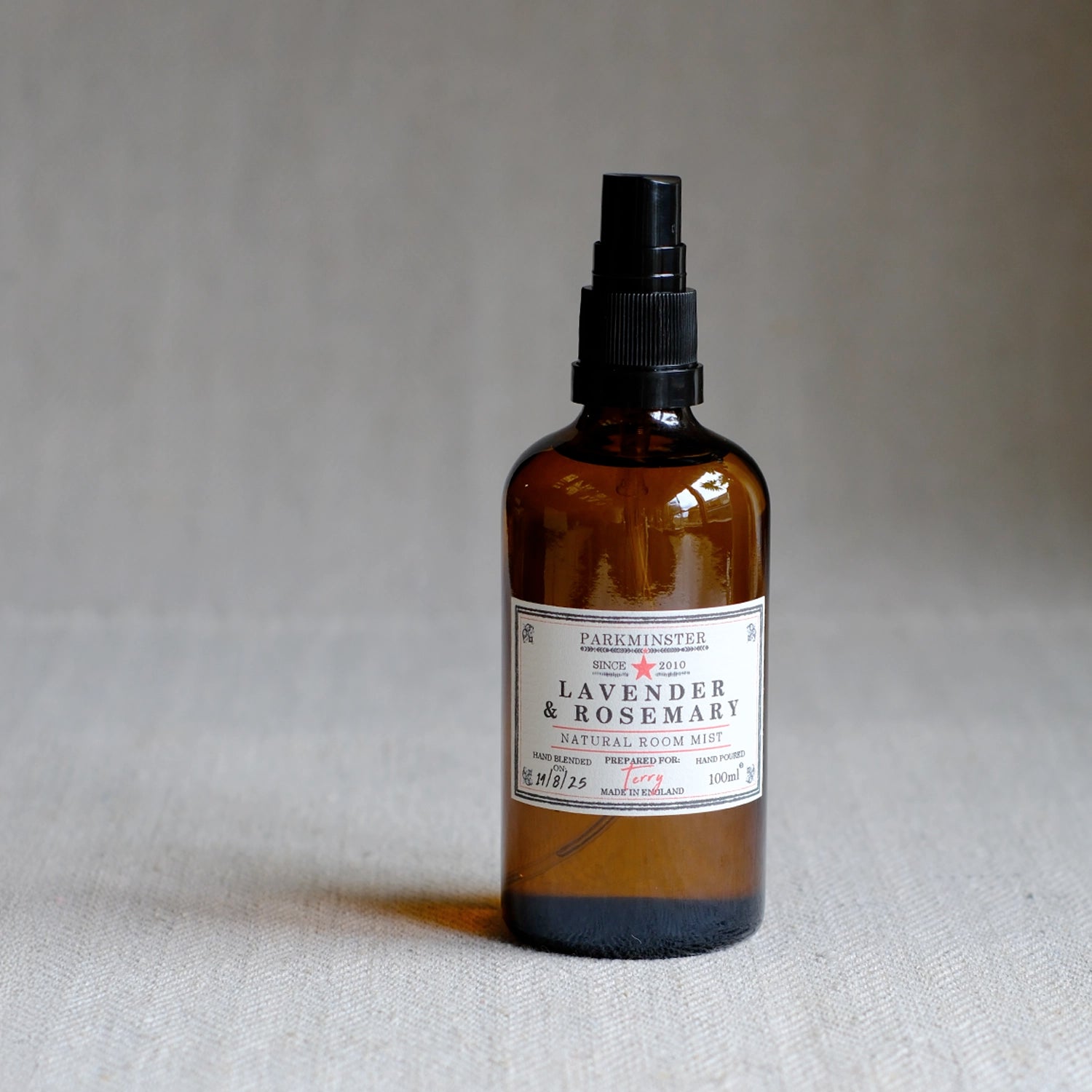 Collection of natural apothecary room mists – plant-based room sprays in herbal, relaxing fragrances for natural home fragrance.