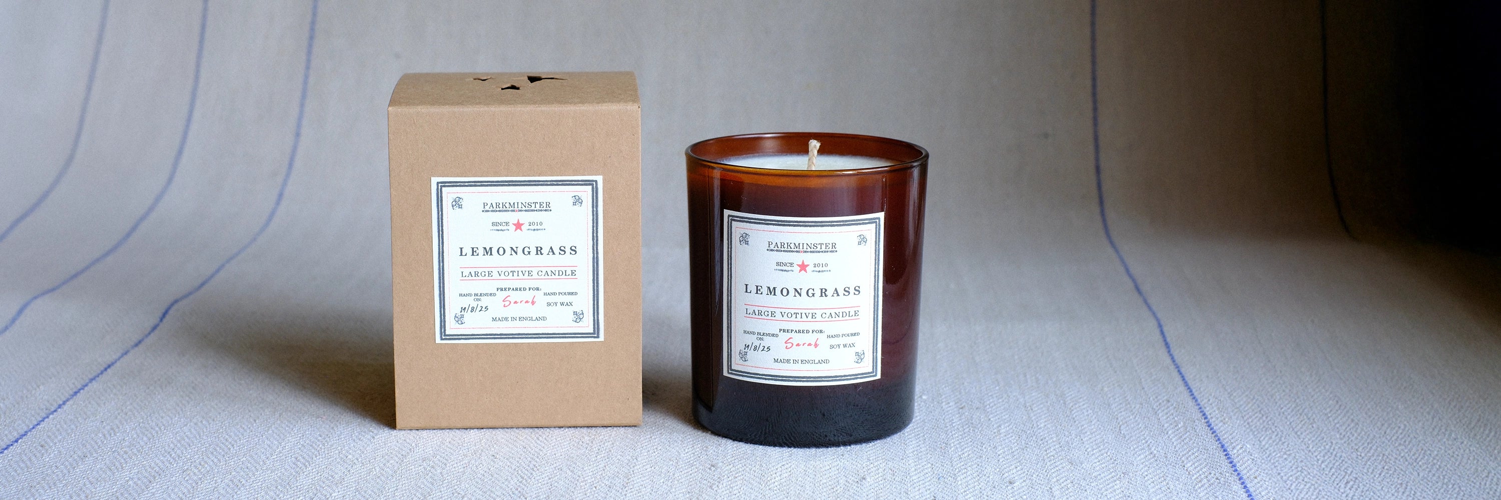 Parkminster large natural soy wax votive candles – 27 fragrances, made to order, scented candle collection in multiple scents, ideal candle gifts and quality candles for home.