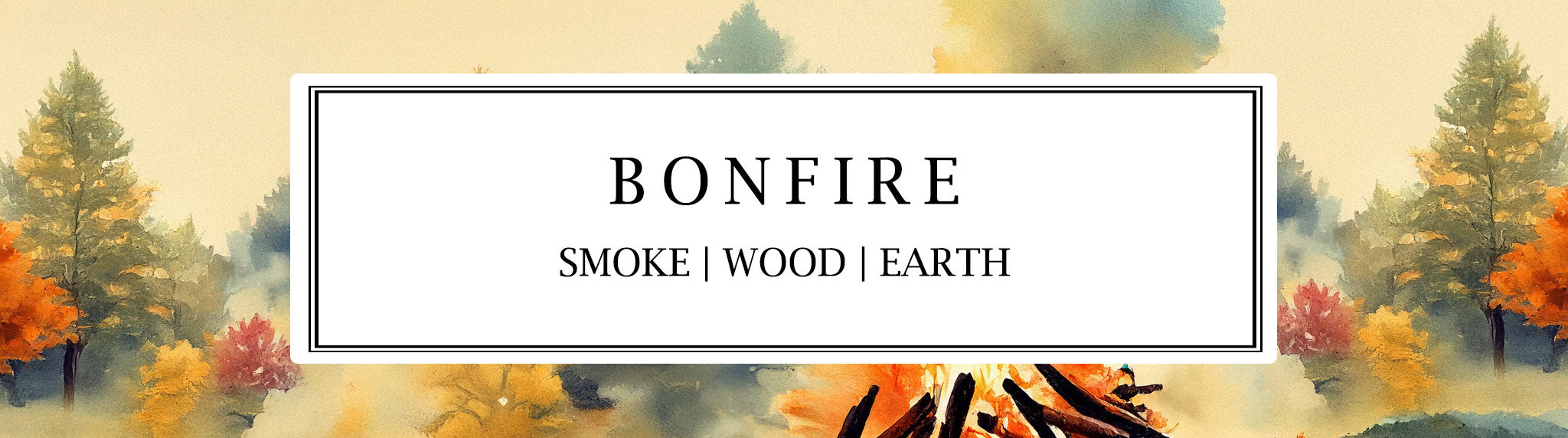 Parkminster Bonfire soy wax candles, handcrafted with natural cedarwood, oak, and spices for a rich, smoky home fragrance. Made in England.