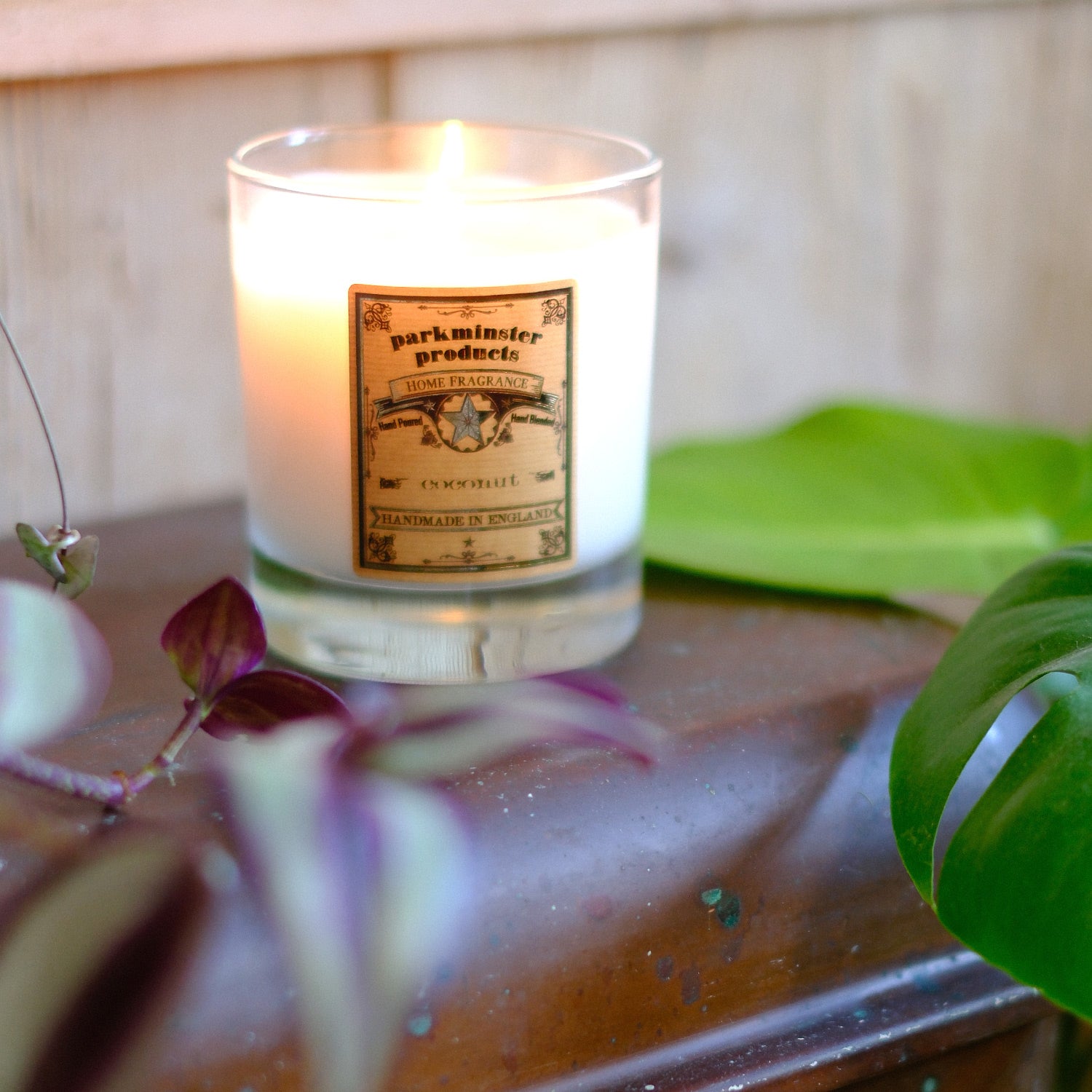 Parkminster's handcrafted large votive soy wax candles in exclusive coconut fragrance, made in our Cornish workshop by skilled craftspeople.