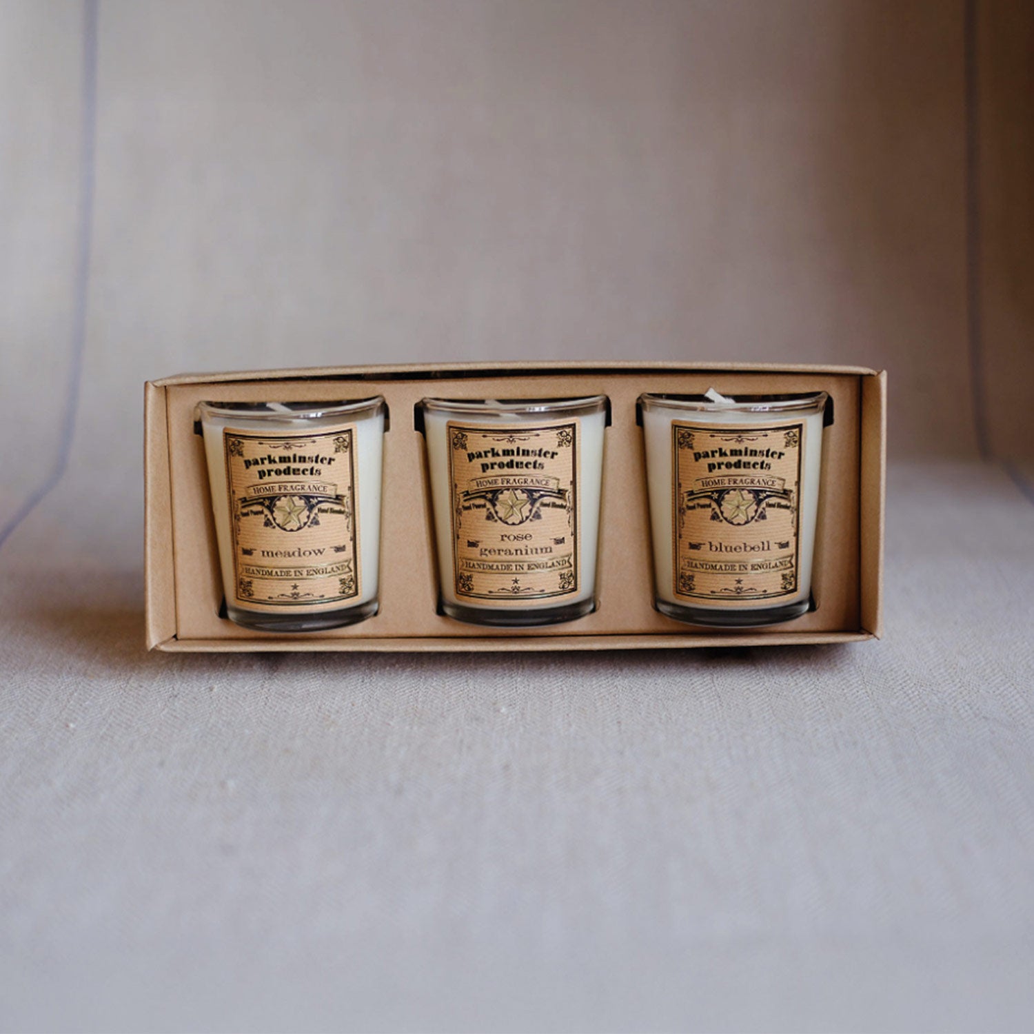 Parkminster Spring Fragrances Candle Gift Set – Handmade Soy Wax Candles, Natural and Made to Order