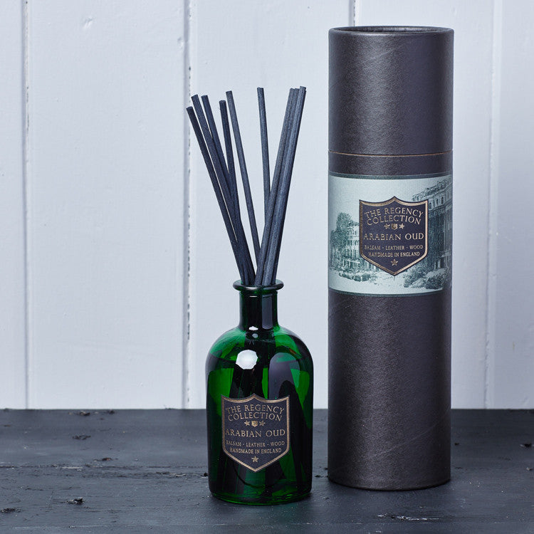 Arabian Oud Reed Diffuser - Regency Collection - Beautifully Scented Candles, Reed Diffusers for your home or office - Parkminster Products - Beautifully Scented Gifts for the Home