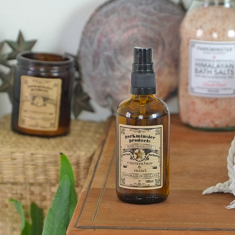 Cucumber & Mint - Room Spray - 100ml / 3.3 fl oz ℮ - Parkminster Products - Beautifully Scented Candles & Reed Diffusers for the Home