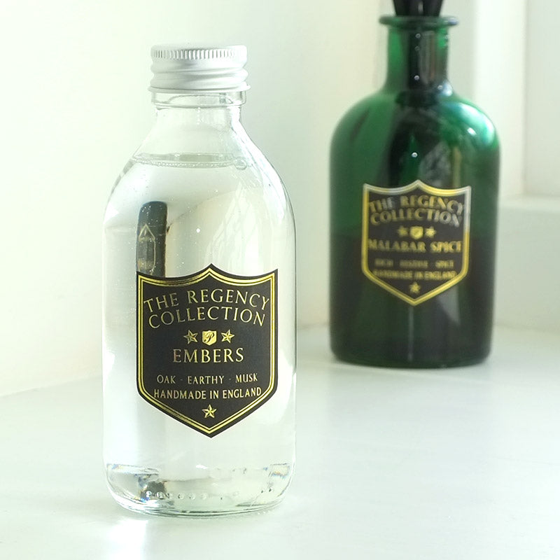 Embers - Reed Diffuser Refill - 200ml / 6.6 fl oz ℮ - Regency Collection by Parkminster Home Fragrance Company England