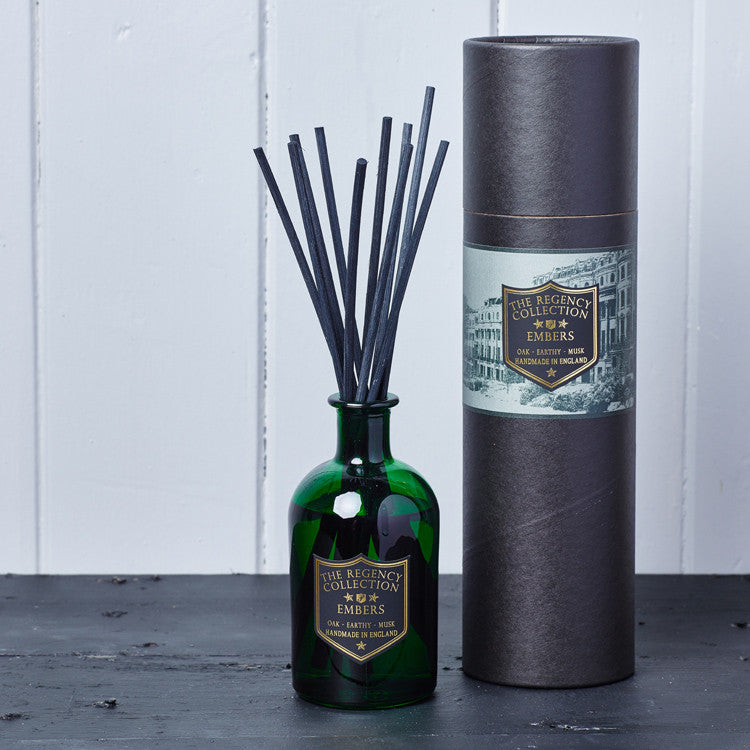 Embers Reed Diffuser - Regency Collection - Beautifully Scented Candles, Reed Diffusers for your home or office - Parkminster Products - Beautifully Scented Gifts for the Home