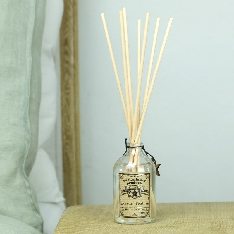 Parkminster Grapefruit scented Reed Diffuser 100ml 3.3fl oz Hand Blended and Hand Poured in Cornwall Sussex