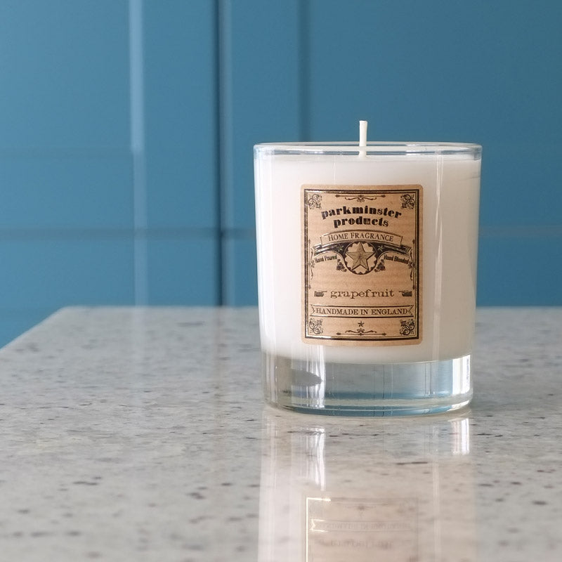 GRAPEFRUIT fresh bitter fruit large scented soy candle
