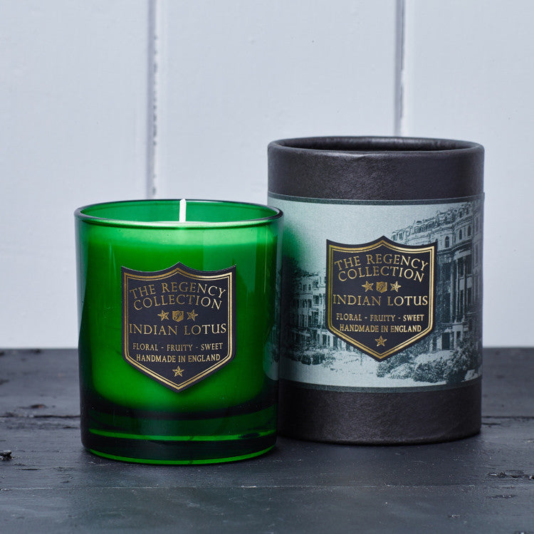 Indian Lotus Scented Candle - Regency Collection - Beautifully Scented Candles, Reed Diffusers for your home or office - Parkminster