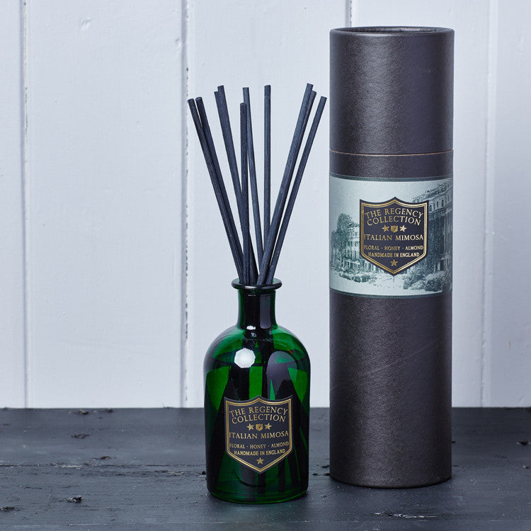 Italian Mimosa Reed Diffuser - Regency Collection - Beautifully Scented Candles, Reed Diffusers for your home or office - Parkminster Products - Beautifully Scented Gifts for the Home
