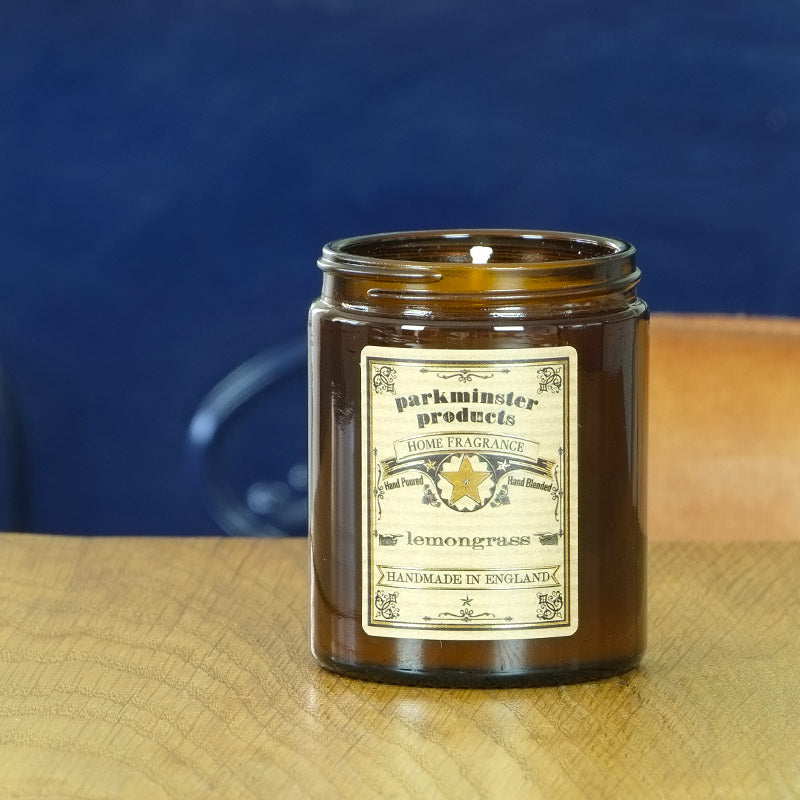 Lemongrass Scented Jar Candle 180g - Parkminster Home Fragrance Company - Made in England