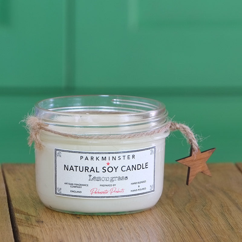 Lemongrass - Vintage Star Jar Candle - 280g - by Parkminster Candle Company