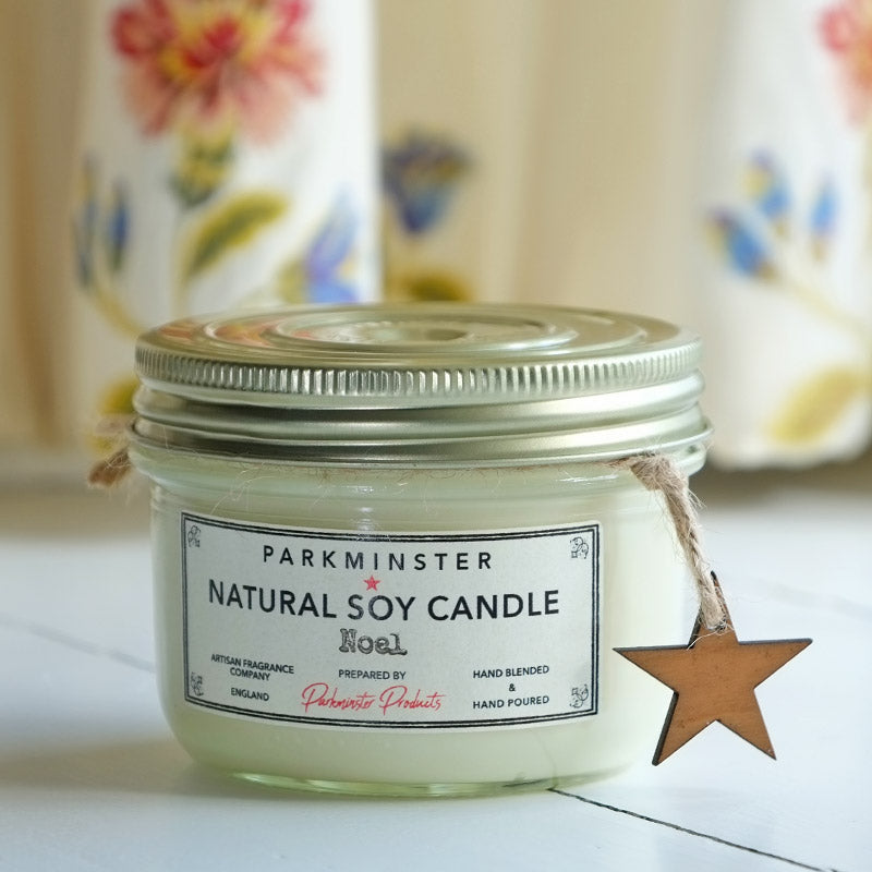 Noël - Vintage Star Jar Candle - 280g - Christmas Candle
