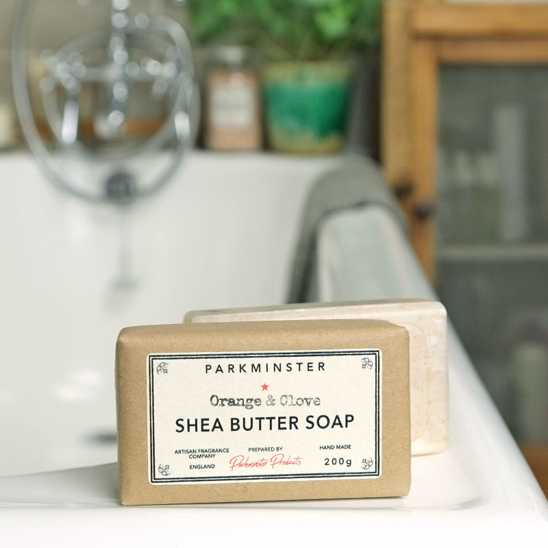 Orange & Clove Scented Bath Soap with Shea Butter by Parkminster - Bath Products & Home Fragrance Company