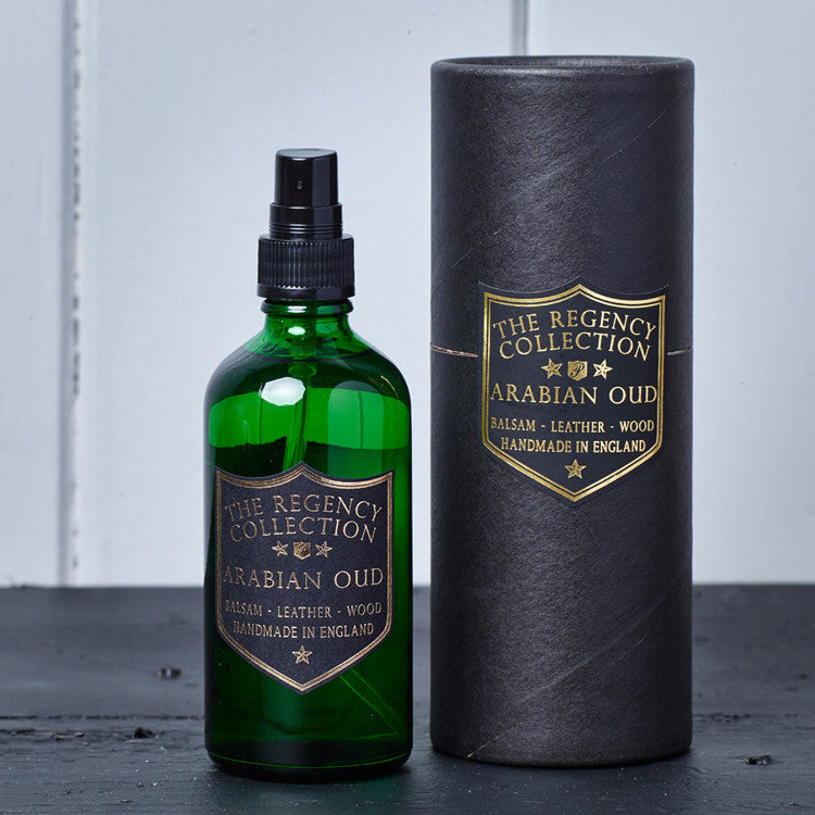 Arabian Oud Room Spray - Regency Collection (100ml) - Beautifully Scented Candles, Reed Diffusers for your home or office - Parkminster
