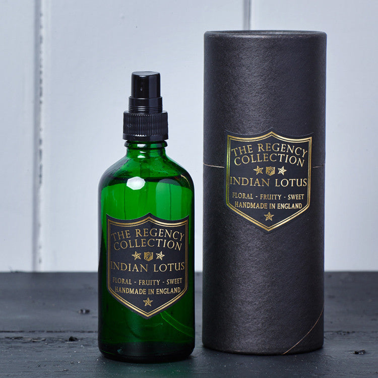 Indian Lotus Room Spray - Regency Collection (100ml) - Beautifully Scented Candles, Reed Diffusers for your home or office - Parkminster