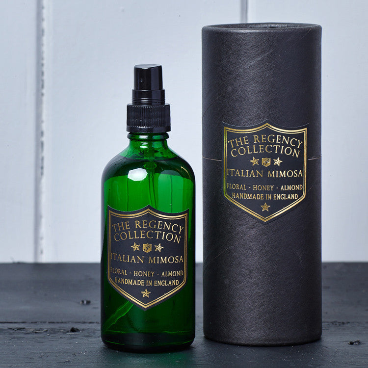 Italian Mimosa Room Spray - Regency Collection (100ml) - Beautifully Scented Candles, Reed Diffusers for your home or office - Parkminster