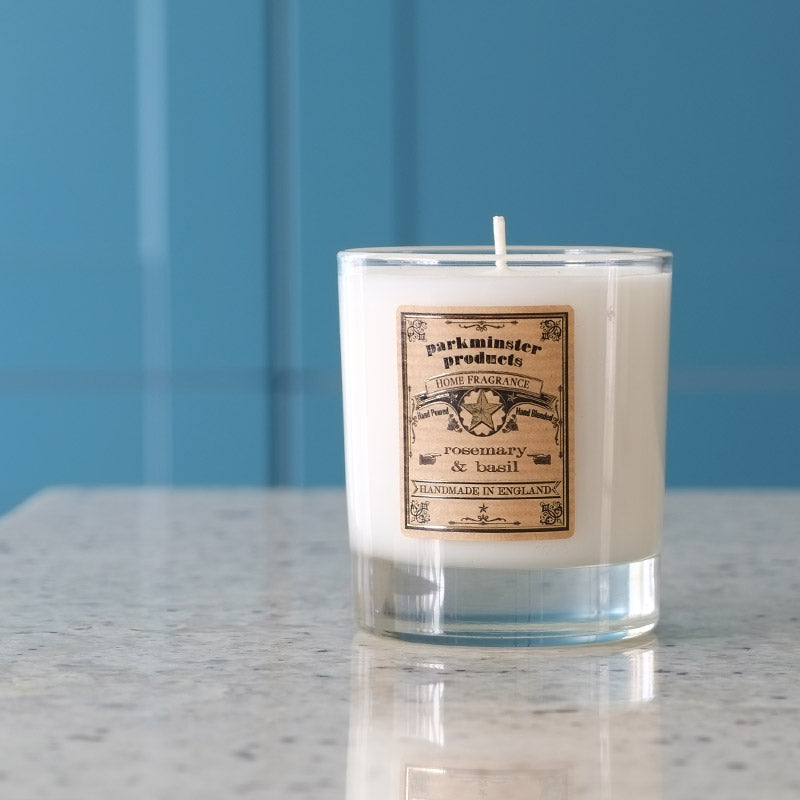 Rosemary & Basil - Large Votive Candle - 300g / 11 oz ℮ - Parkminster Products - Beautifully Scented Candles & Reed Diffusers for the Home