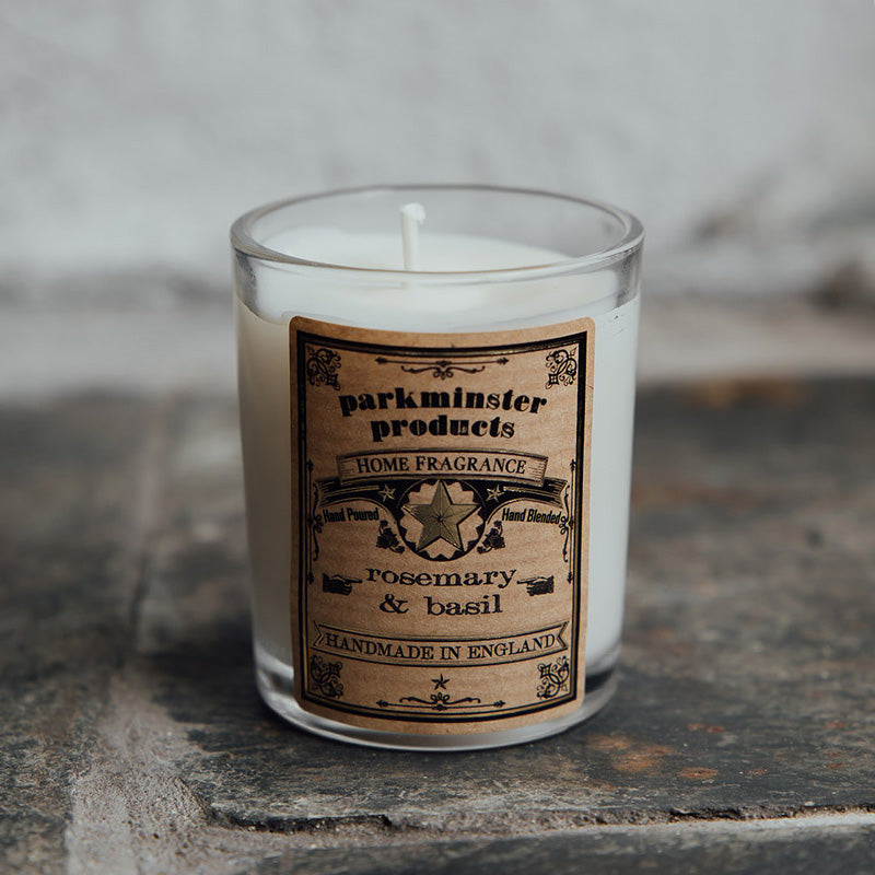 Votive Candle - Rosemary & Basil - 90g / 3 oz ℮ - Parkminster Products - Beautifully Scented Candles & Reed Diffusers for the Home