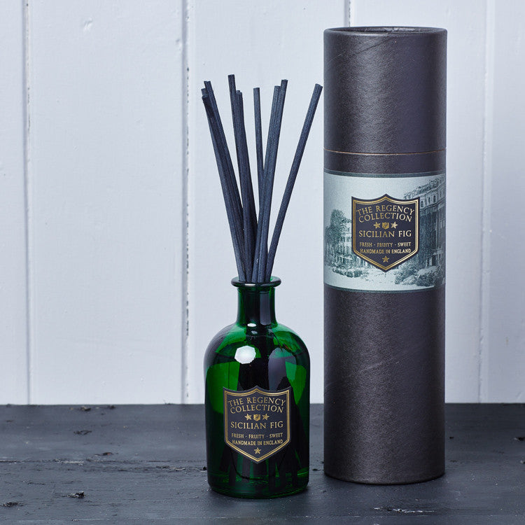 Sicilian Fig Reed Diffuser - Regency Collection - Beautifully Scented Candles, Reed Diffusers for your home or office - Parkminster Products - Beautifully Scented Gifts for the Home