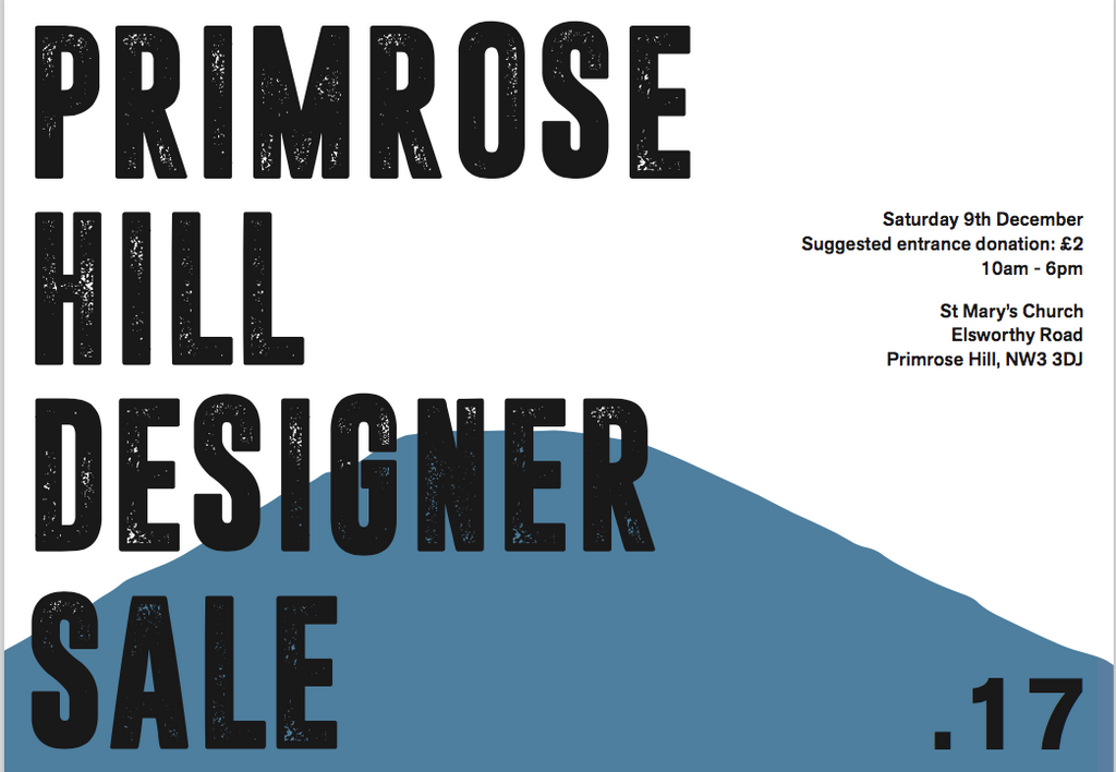 Our next Christmas event - Primrose Hill Designer Sale 9th December 2017.