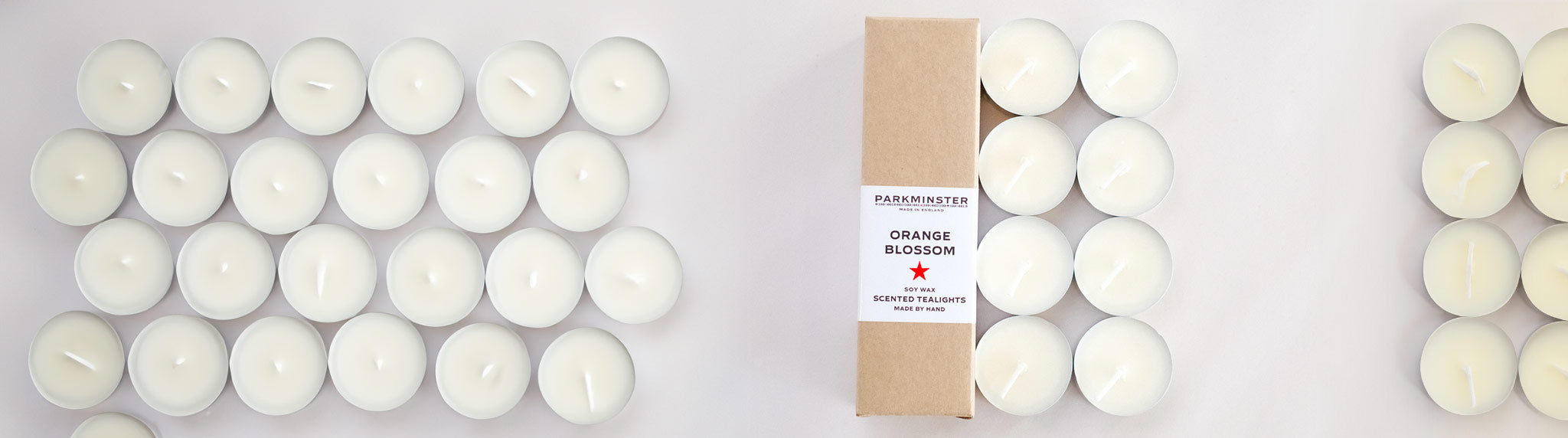 Scented Soy Wax Tealights from Parkminster Home Fragrance Company - Hand Blended and Hand Poured in Cornwall