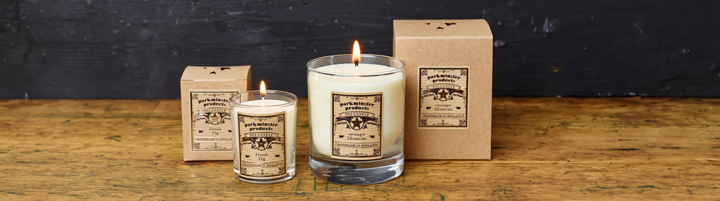 Scented Candles by Parkminster Home Fragrance Company - Made in Cornwall - Made in Sussex - Made by Us by Hand