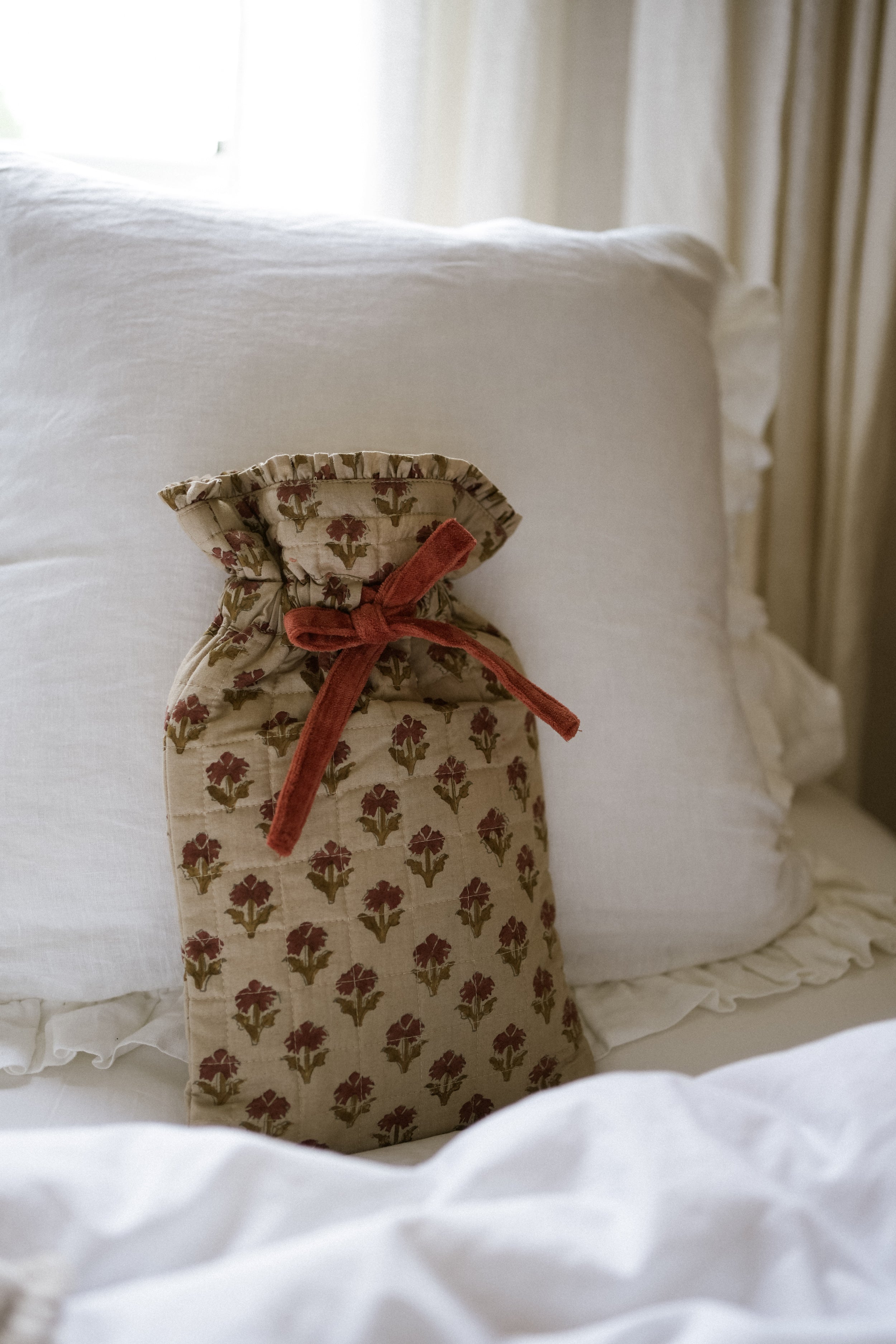 Hemstitch Table Runner - Natural home decor piece curated by Parkminster Living