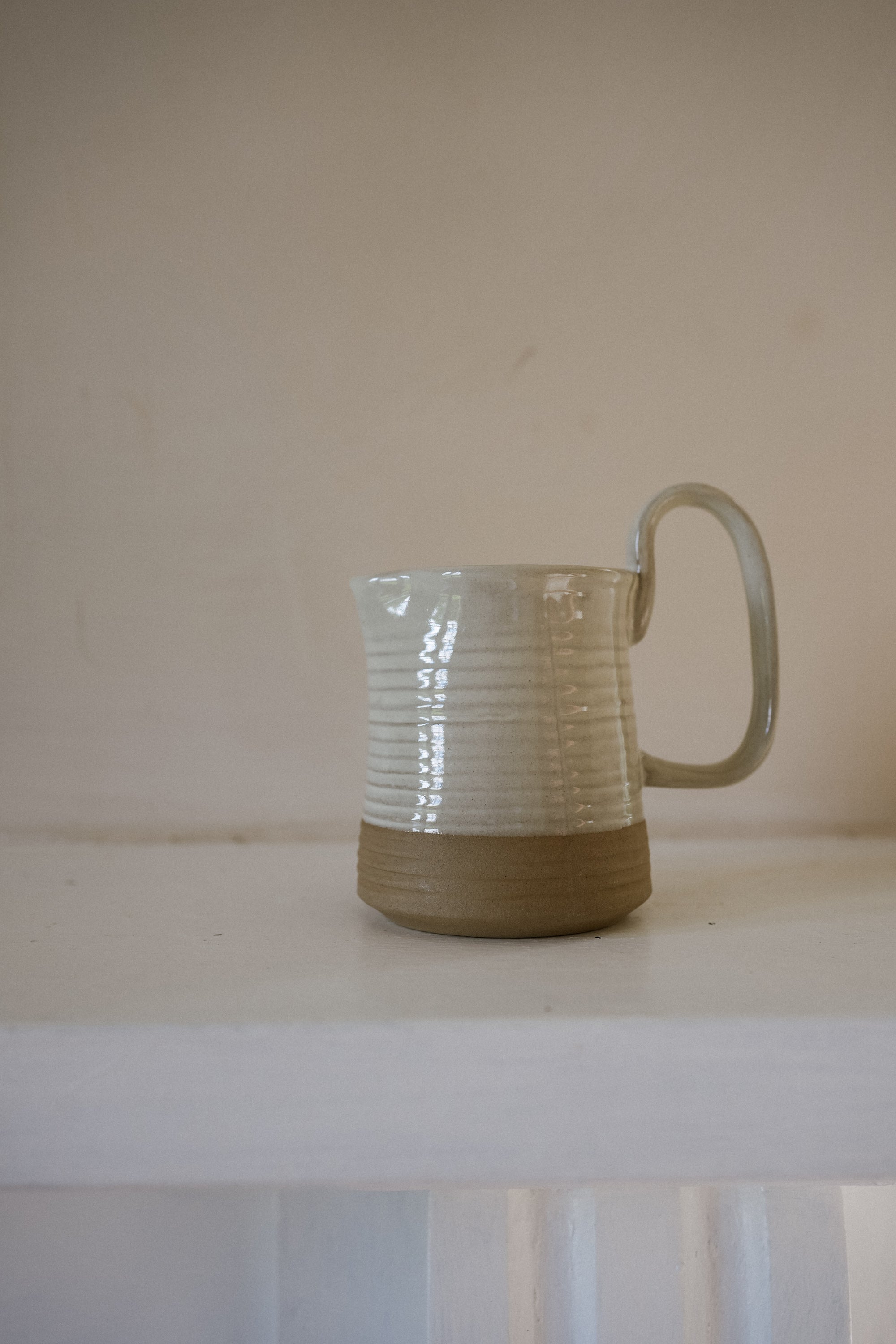 Handblown Candle Dome - Large, Scandi Stripe home decor piece curated by Parkminster Living