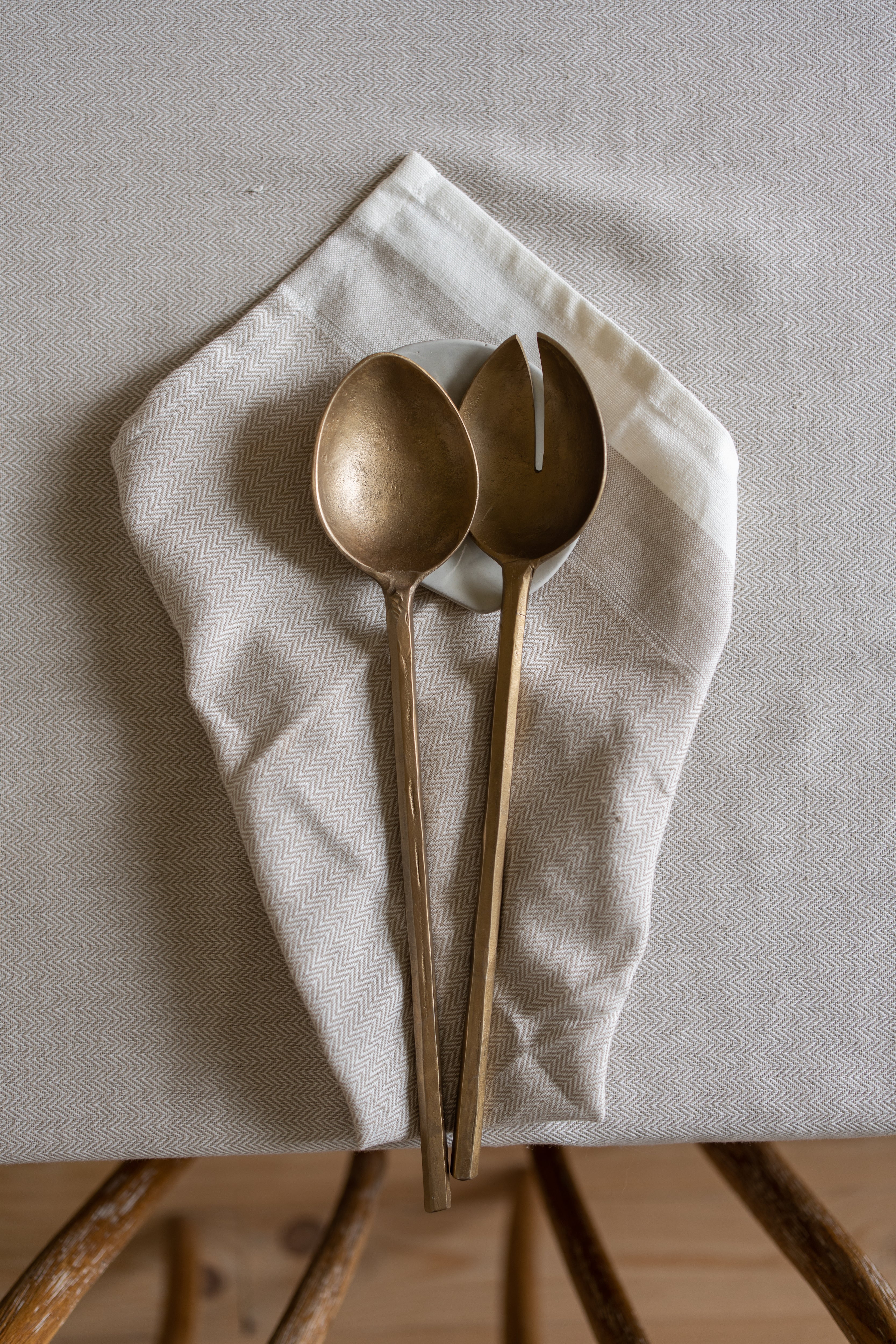 Indian Cotton Velvet Cushion - Gold home decor piece curated by Parkminster Living