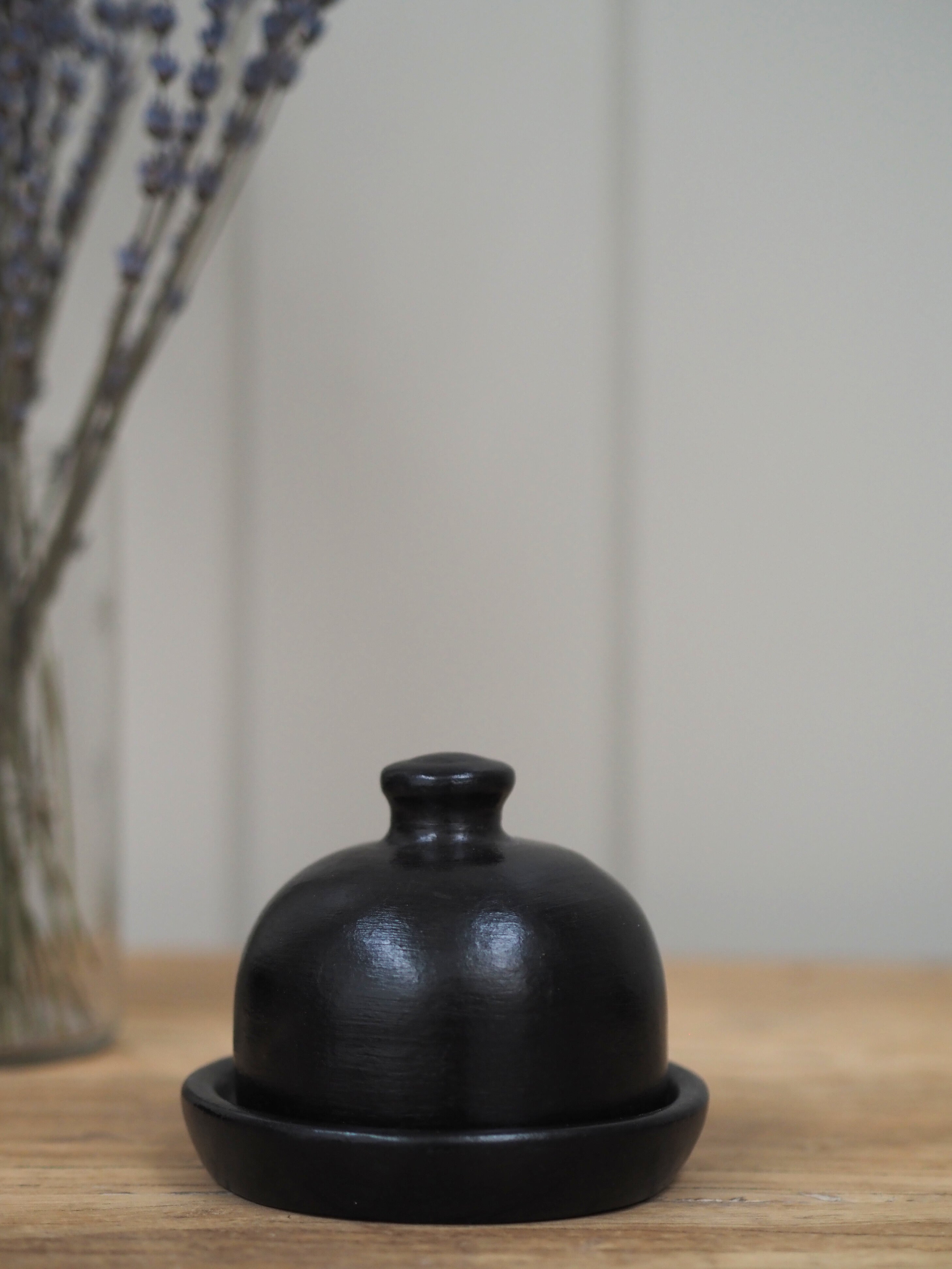 Handblown Candle Dome - Small, Scalloped home decor piece curated by Parkminster Living