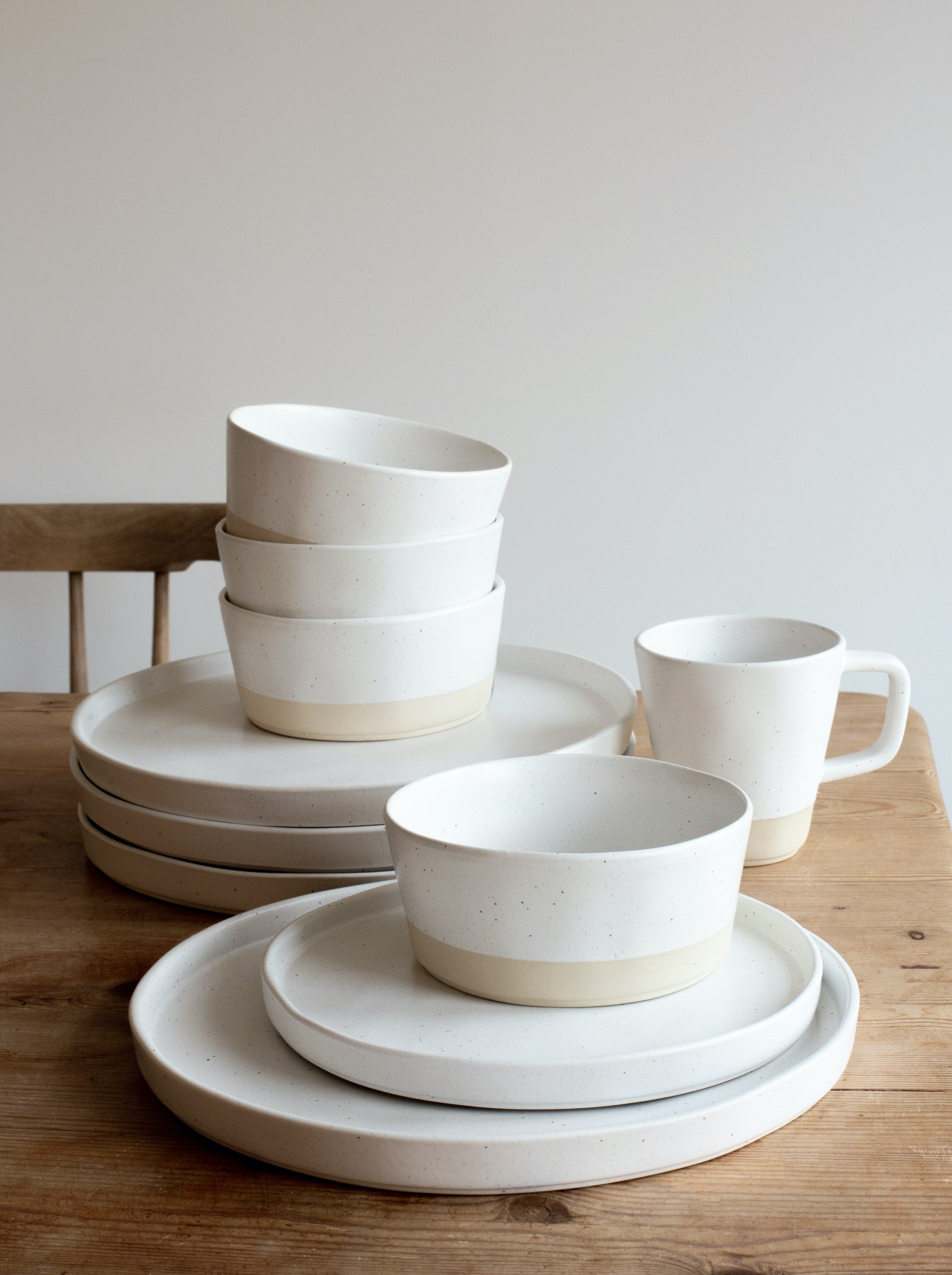 Hand Painted Breton Stripe Olive Dish - Taupe home decor piece curated by Parkminster Living