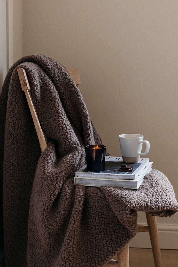 Luft Teddy Fleece Throw Cappuccino Parkminster Living